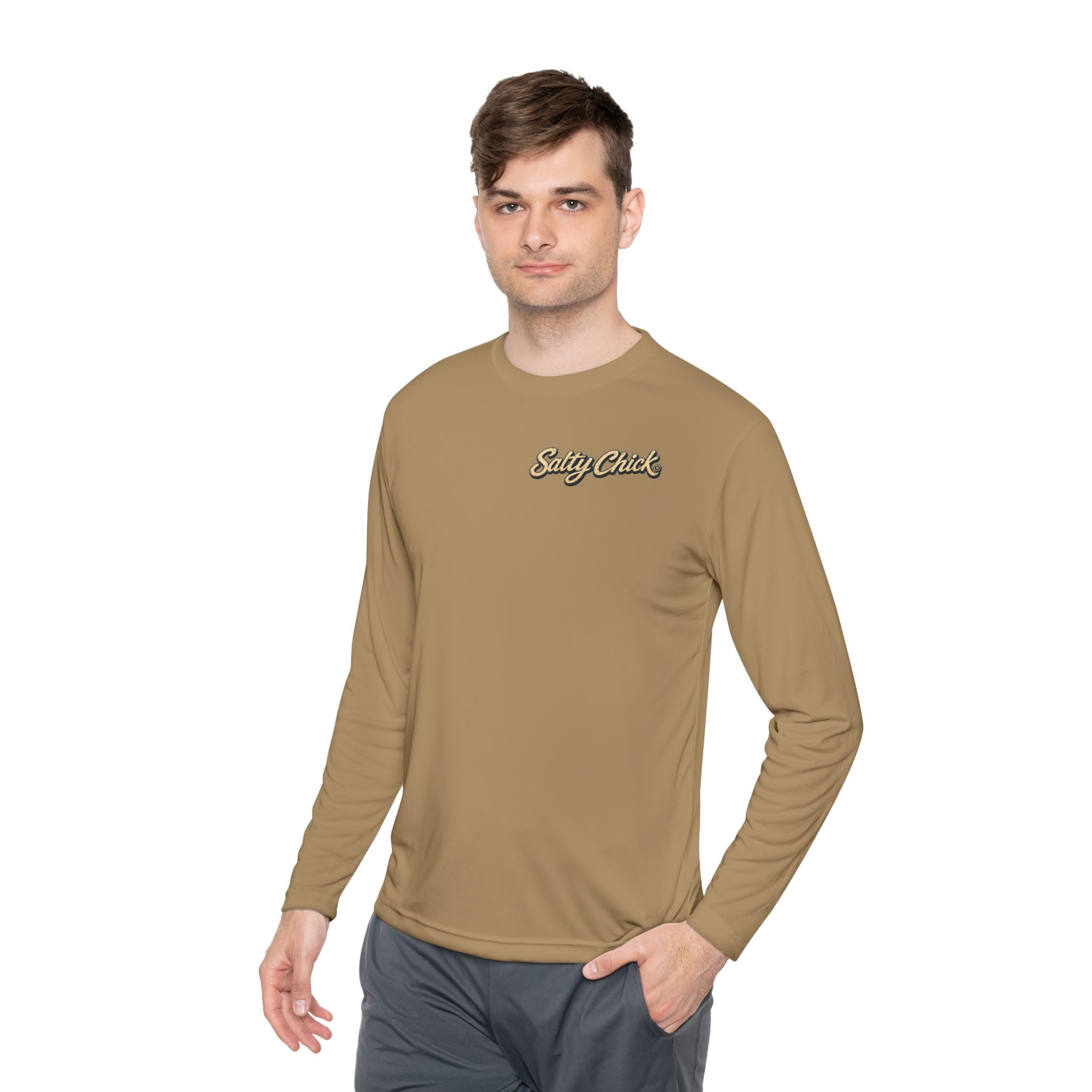 Salty Chick Short Hair Logo Long Sleeve – Coastal Life