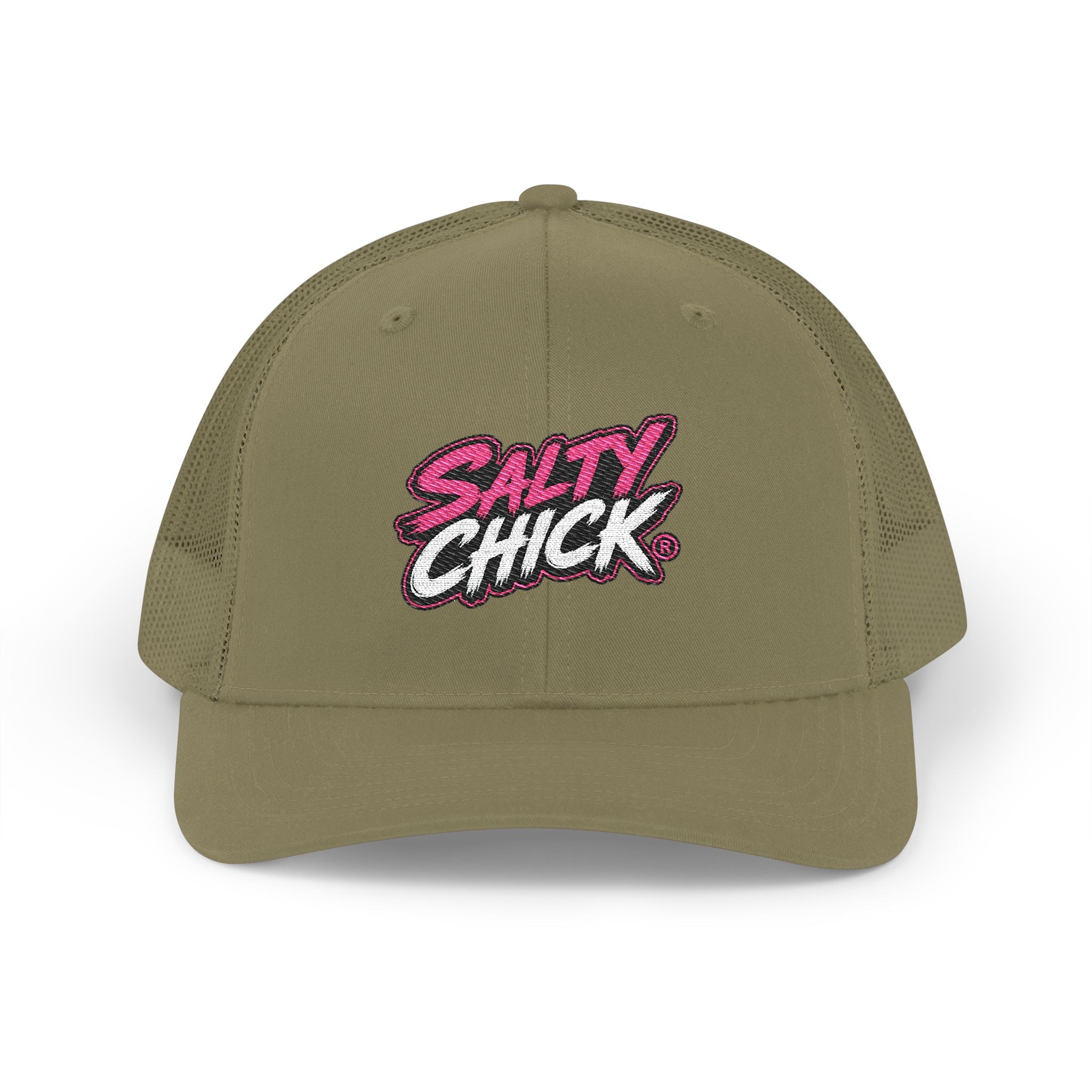 Salty Chick Embroidered Trucker Snapback Hat