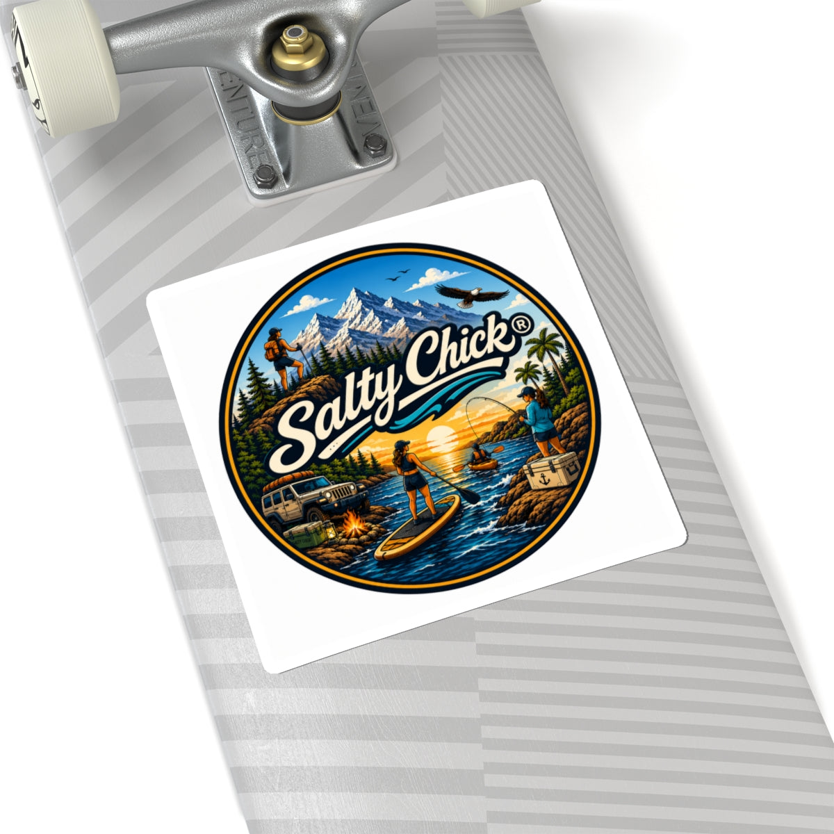 Salty Chick Universal Logo Kiss-Cut Vinyl Sticker