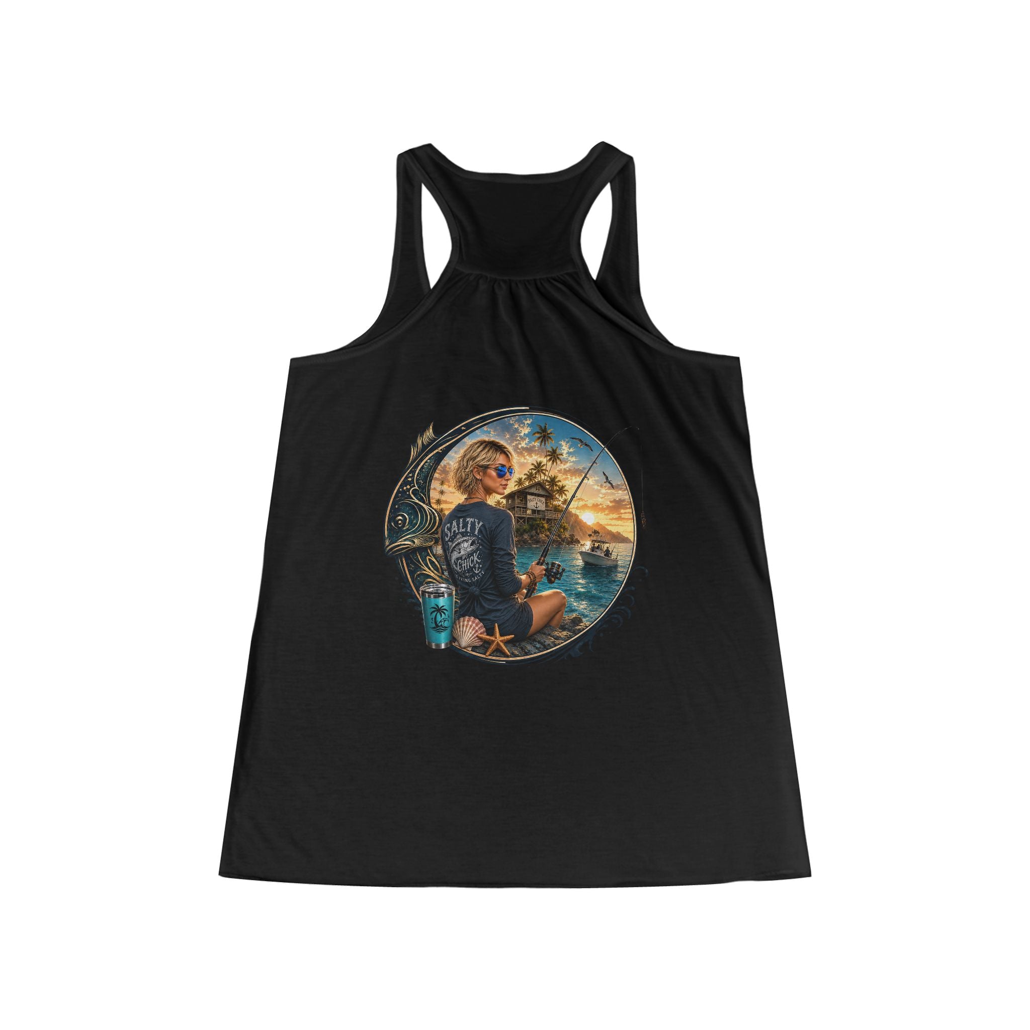 Salty Chick Tidal Wave Racerback Tank – Fishing