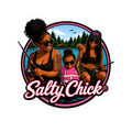 Salty Chick Mom & Child Fishing Kiss-Cut Vinyl Sticker