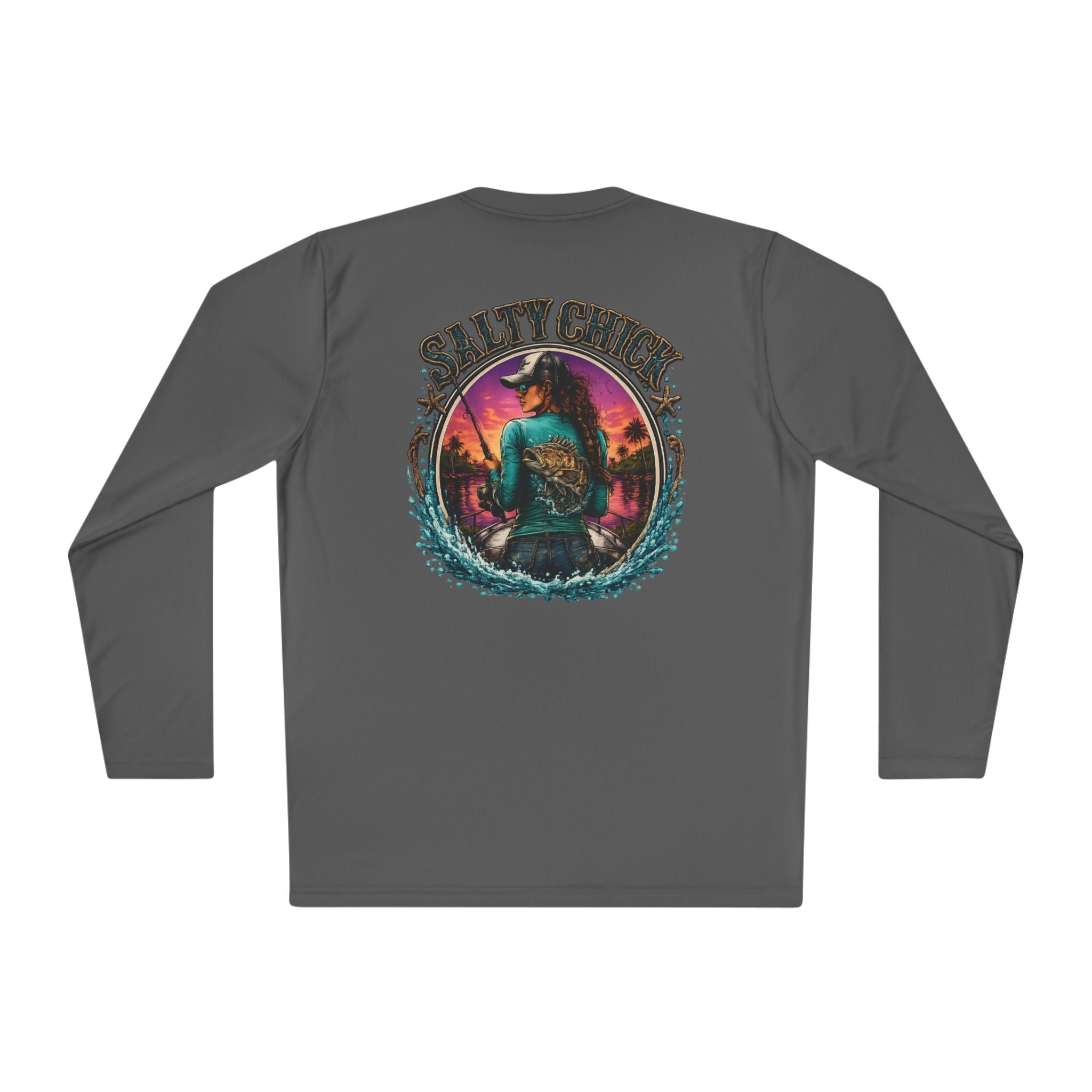 Salty Chick Dawn Patrol Long Sleeve Performance Tee – Fishing