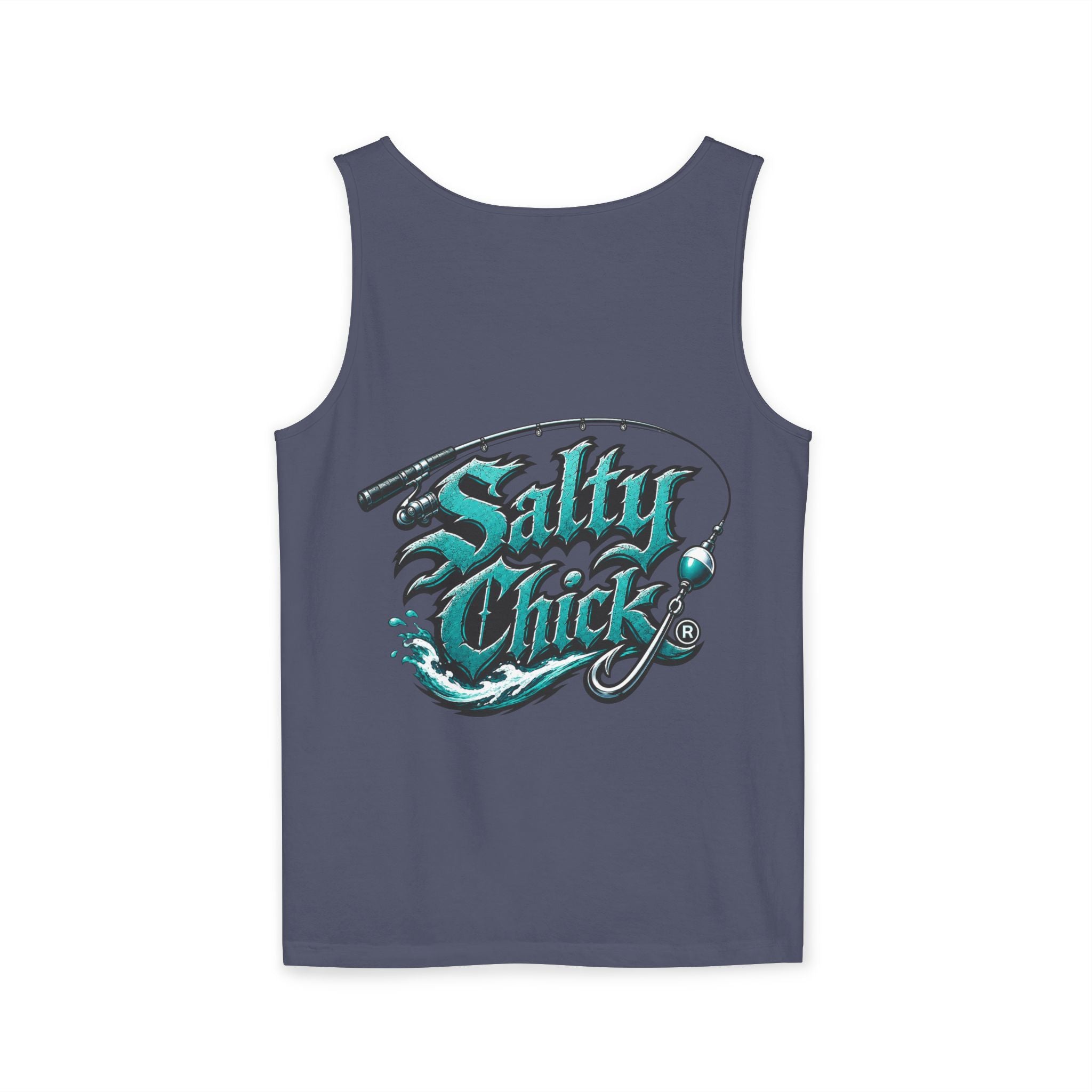 Salty Chick Tide & Hook Garment-Dyed Tank – Fishing