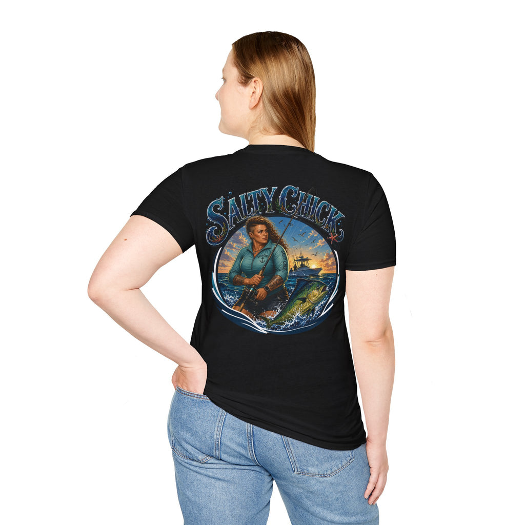 Salty Chick Saltwater Soul Cotton Tee – Fishing