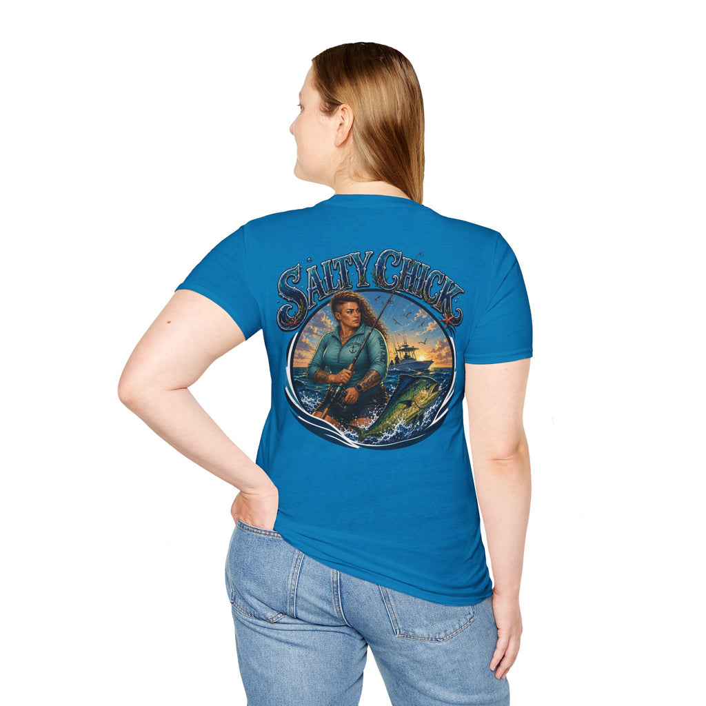 Salty Chick Saltwater Soul Cotton Tee – Fishing