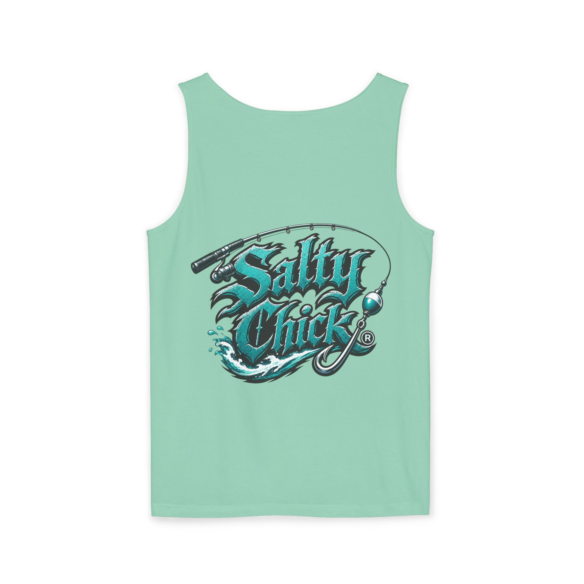 Salty Chick Tide & Hook Garment-Dyed Tank – Fishing