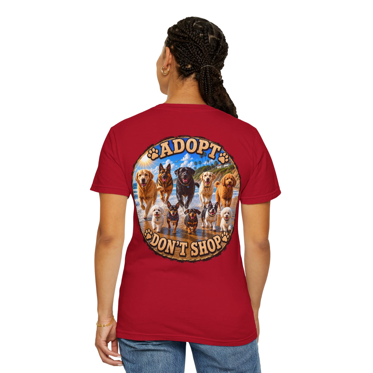 Adopt Don’t Shop Dog Cotton T‑Shirt