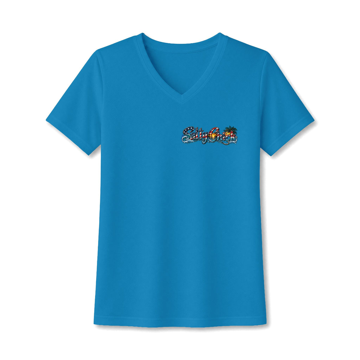 Women's PosiCharge RacerMesh Military Services V-Neck Tee