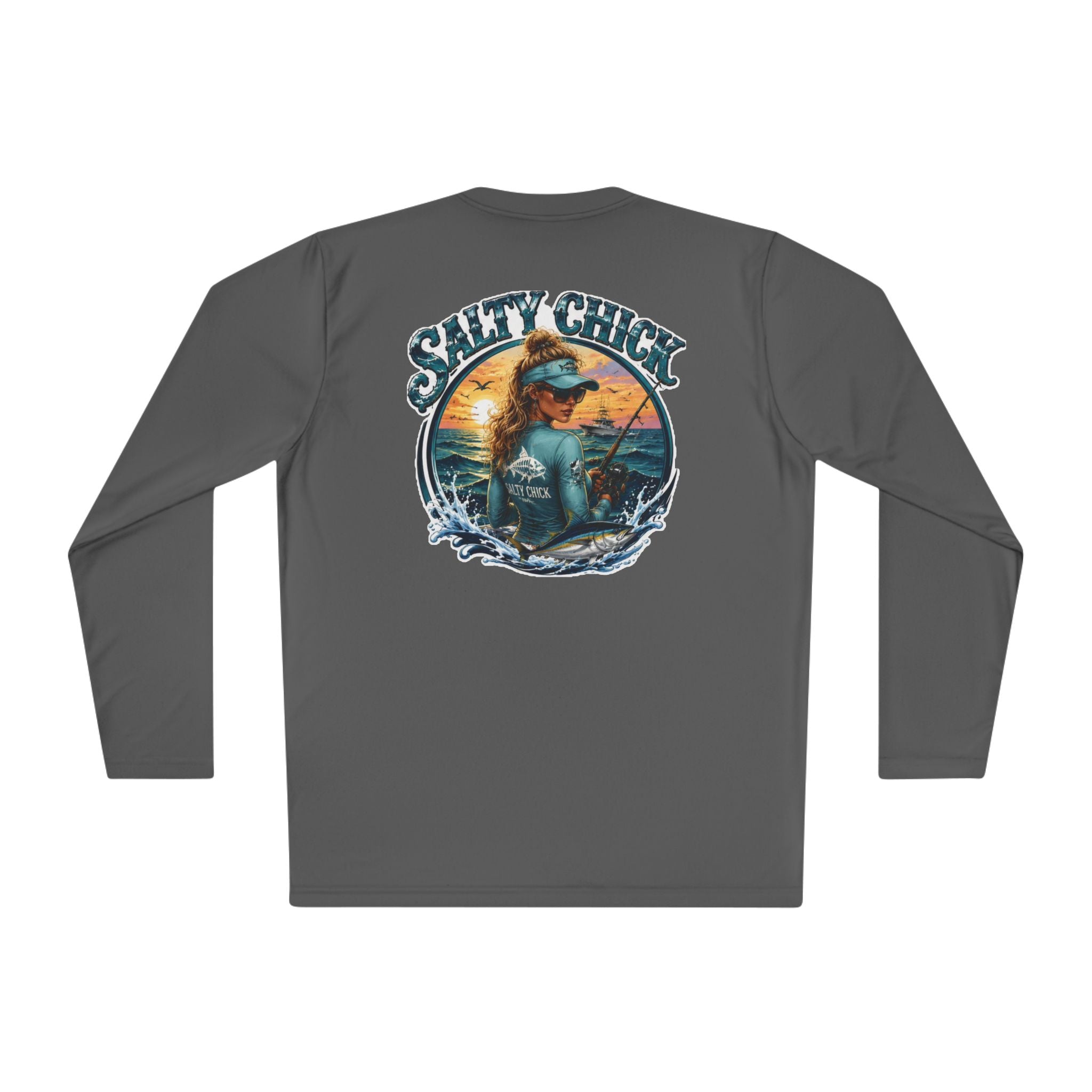 Salty Chick Blonde Long Sleeve Performance Tee – Fishing