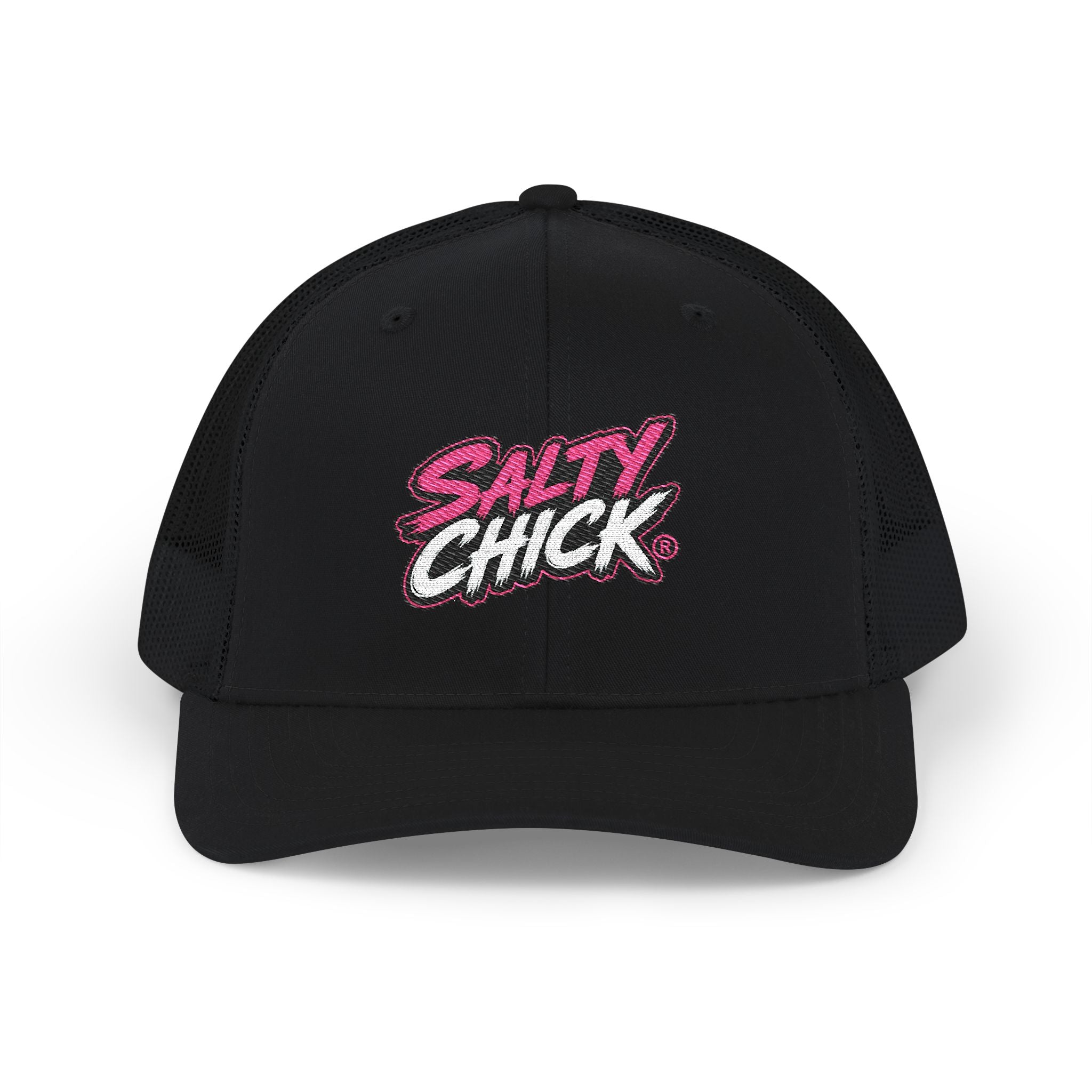Salty Chick Embroidered Trucker Snapback Hat