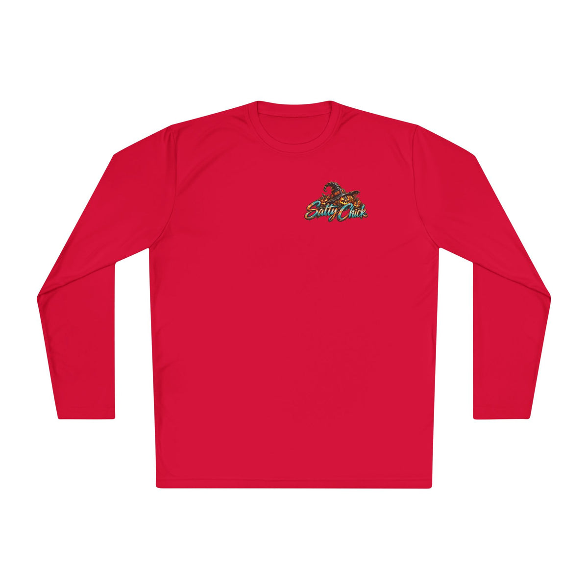 Spooky Shoreside Skeleton & Pup Long Sleeve Moisture Wicking Long Sleeve