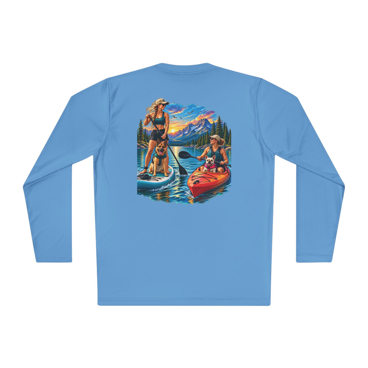 Kayak/Paddle with dogs Moisture Wicking Long Sleeve