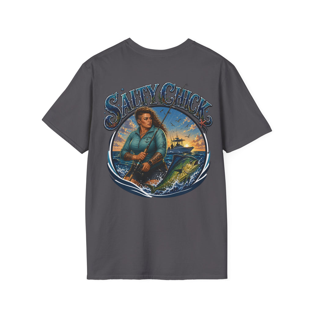 Salty Chick Saltwater Soul Cotton Tee – Fishing