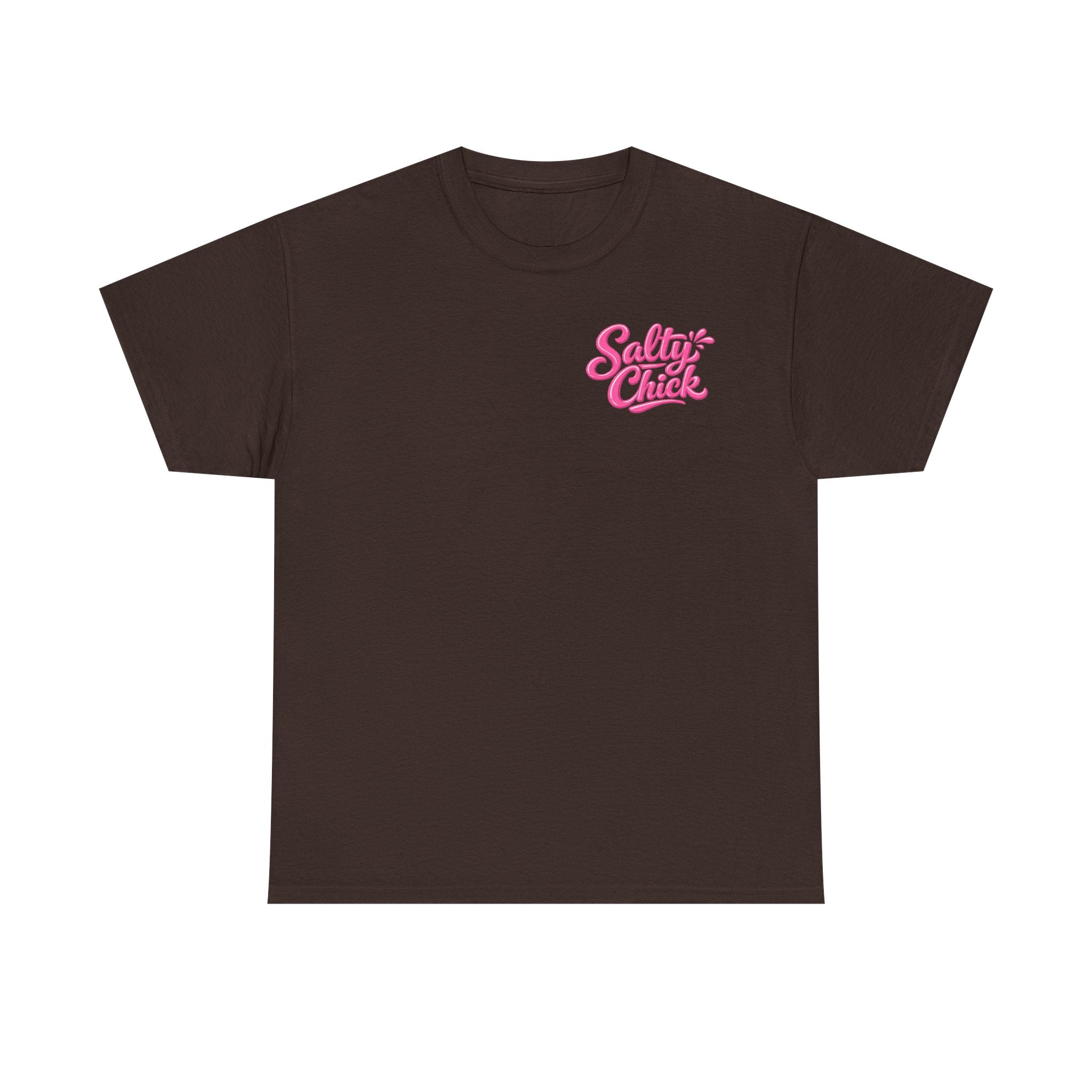 Salty Chick Hooked & Happy Heavy Cotton Tee – Fishing
