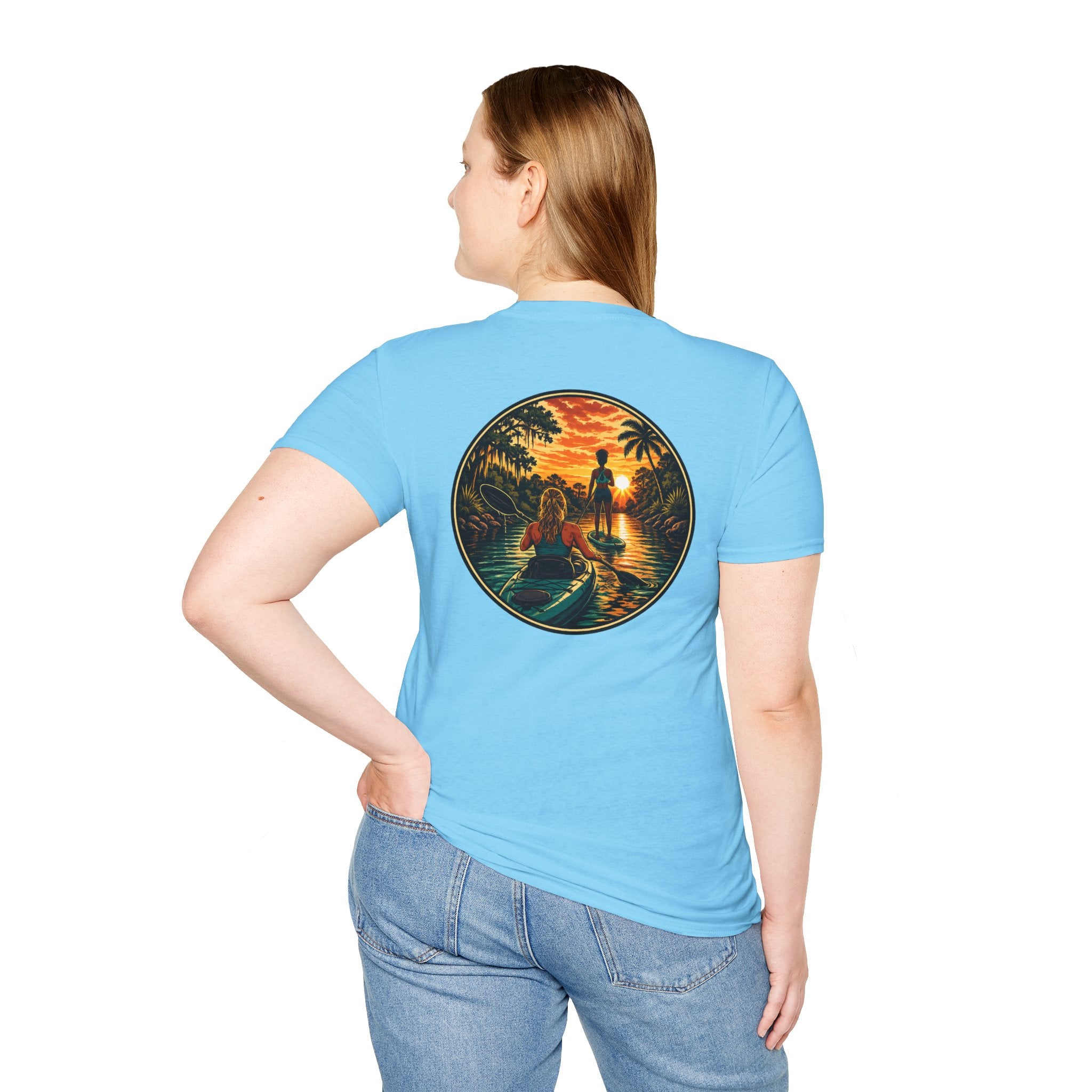 Salty Chick Paddle & Board Cotton Tee – Kayak & Paddleboard