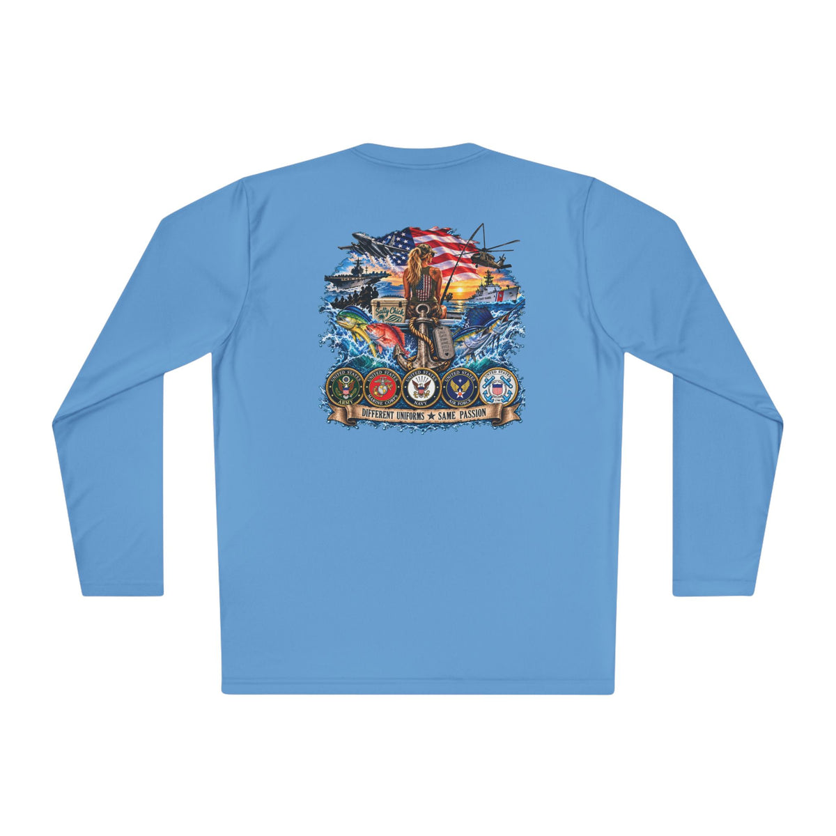 Military Services Performance Wicking Long Sleeve
