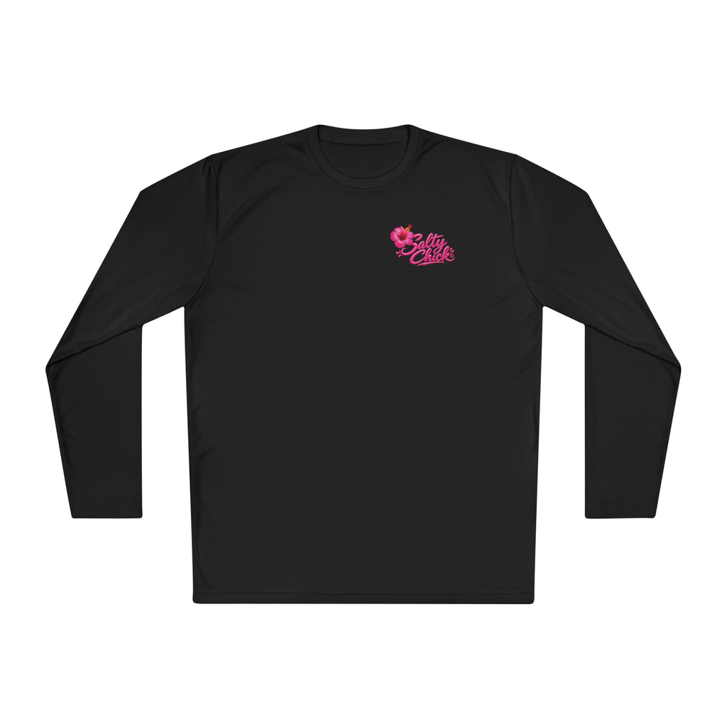Female with Poodle Moisture Wicking Long Sleeve
