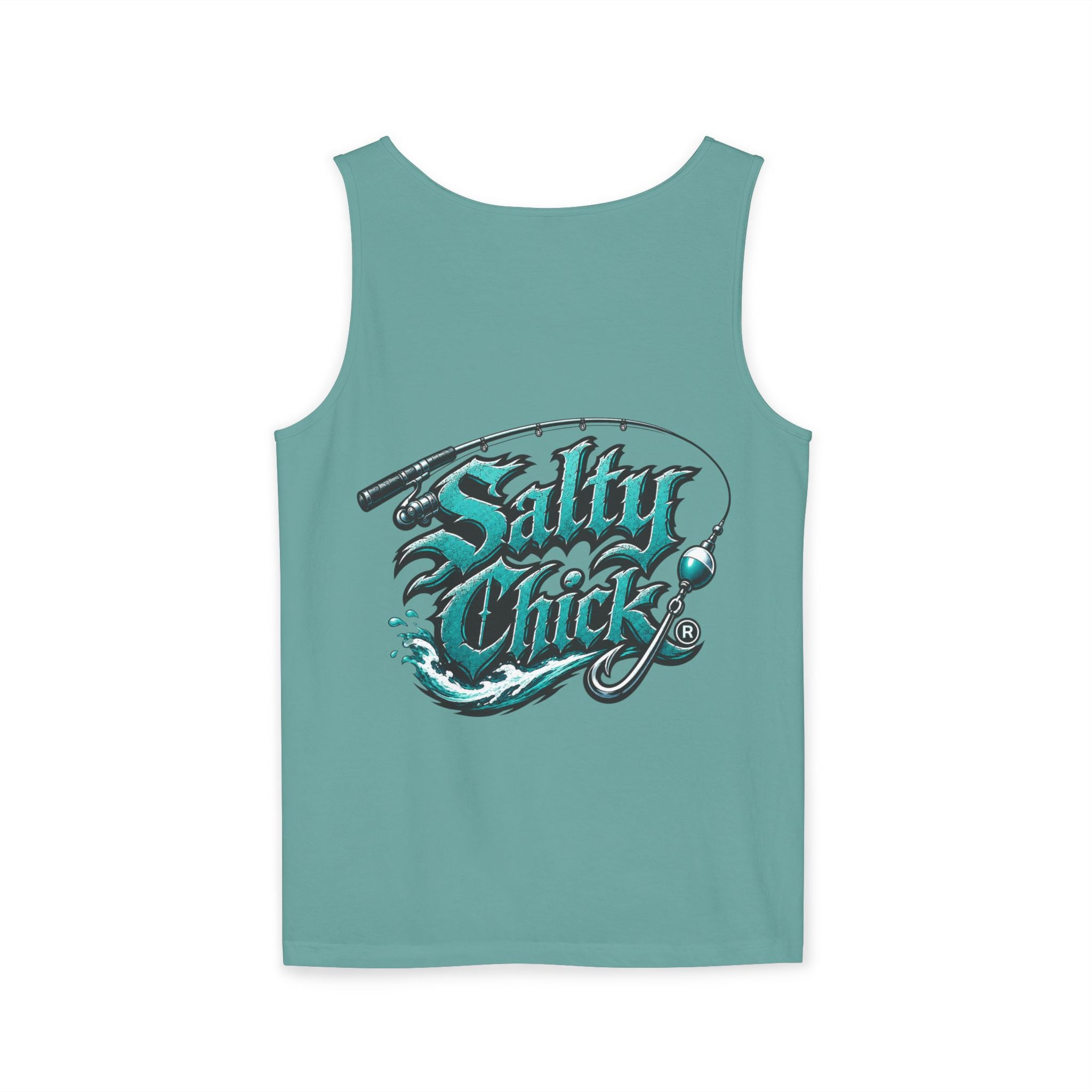Salty Chick Tide & Hook Garment-Dyed Tank – Fishing