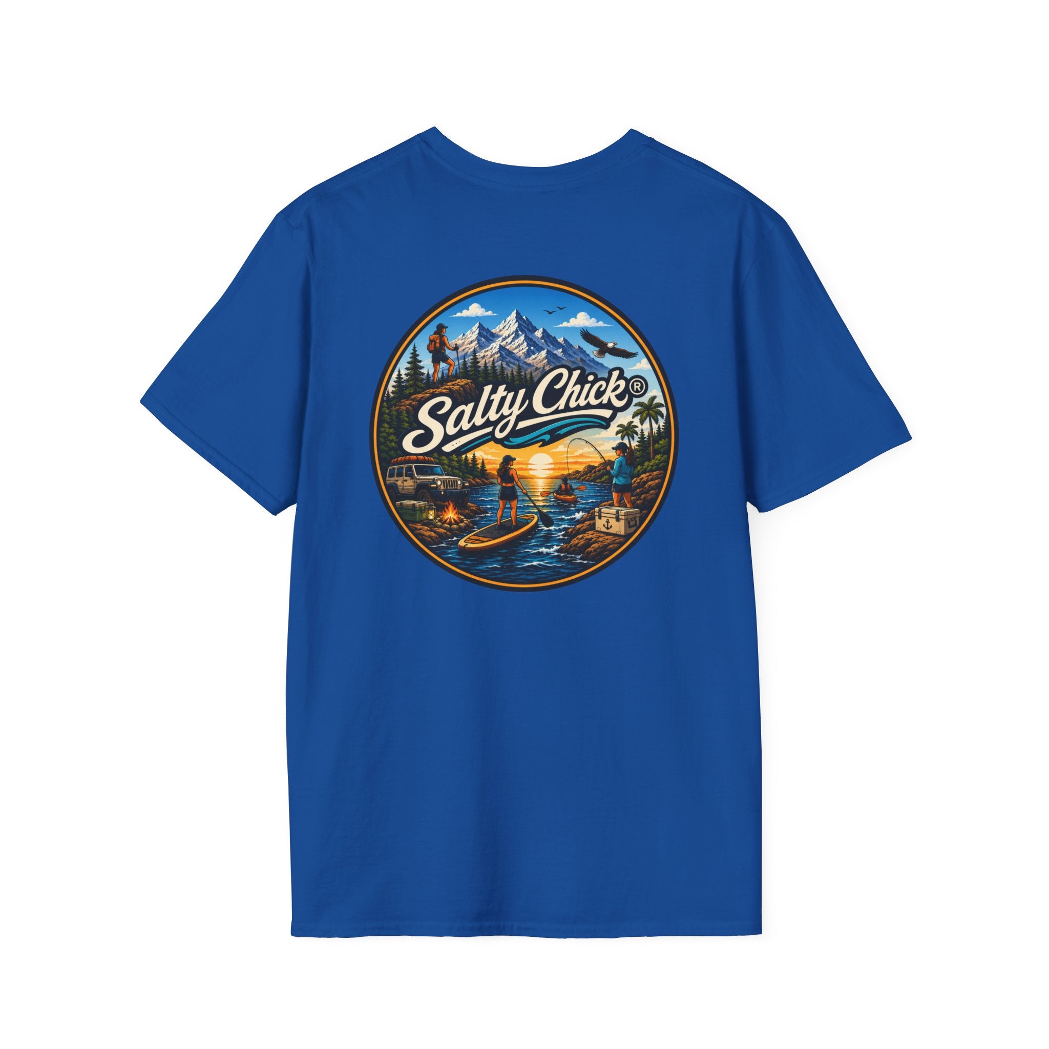 Salty Chick Universal Logo Cotton Tee – Coastal Life