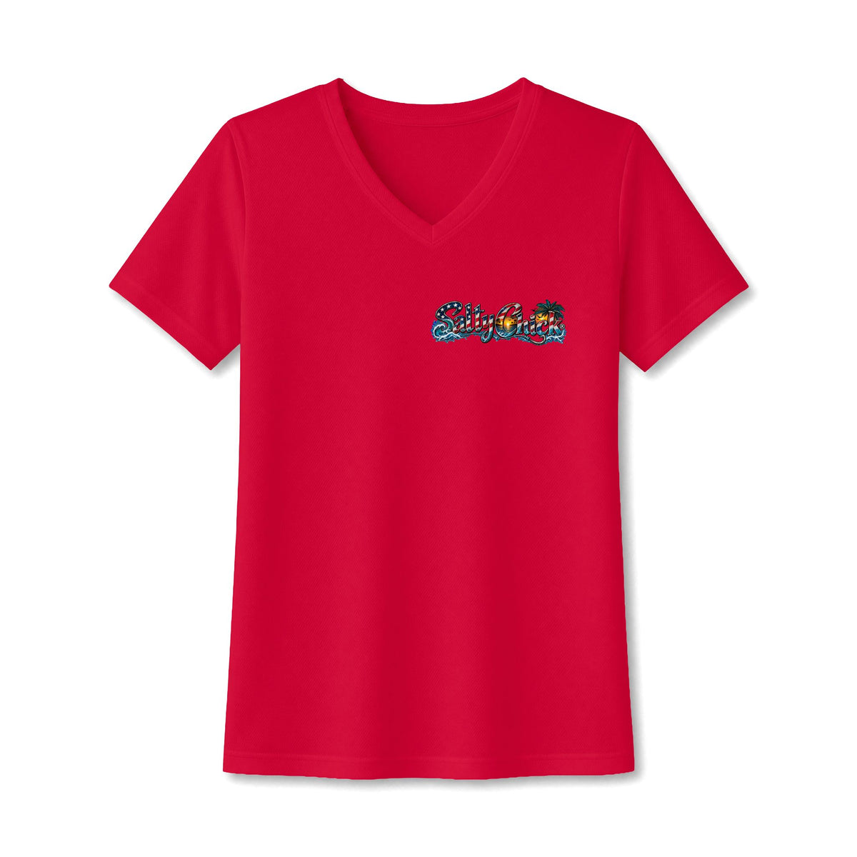 Women's PosiCharge RacerMesh Military Services V-Neck Tee
