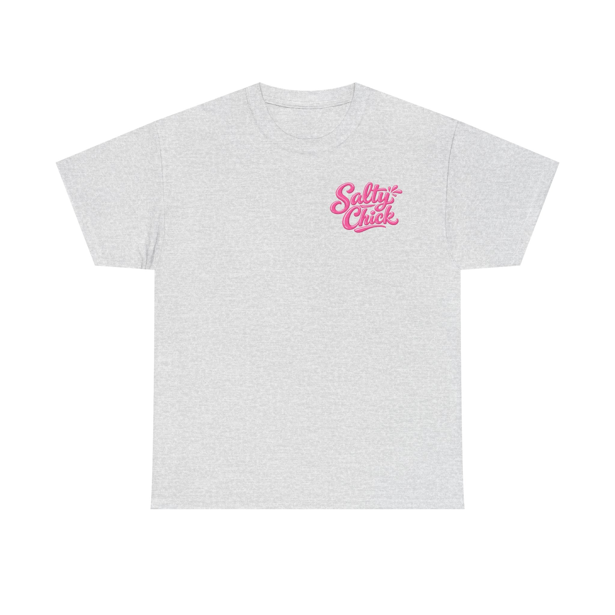 Salty Chick Hooked & Happy Heavy Cotton Tee – Fishing