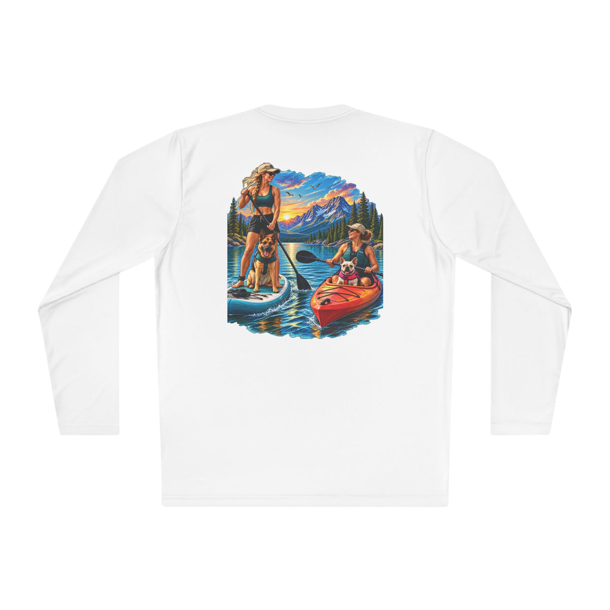 Kayak/Paddle with dogs Moisture Wicking Long Sleeve