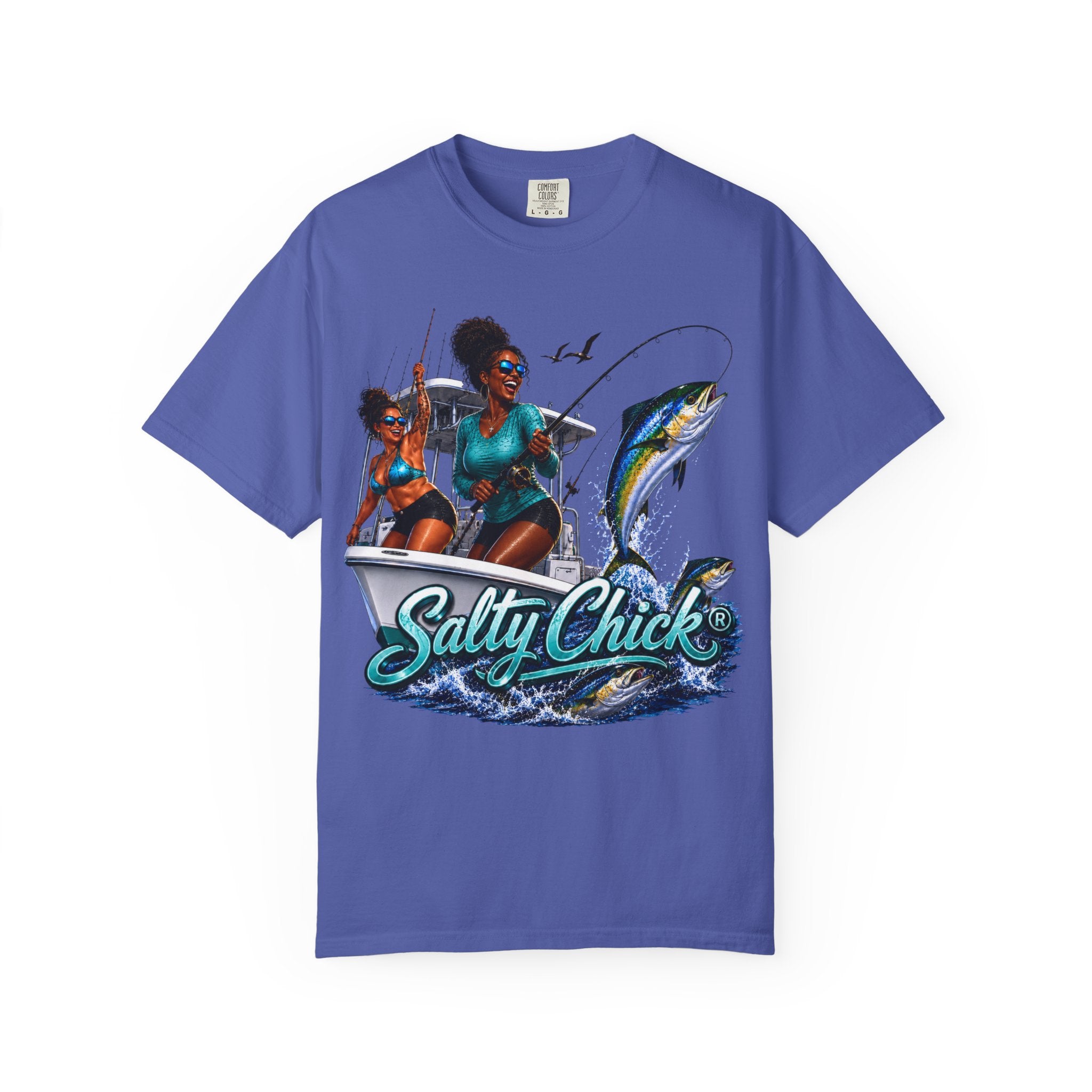 Salty Chick Sunset Ride Cotton Tee – Coastal Life
