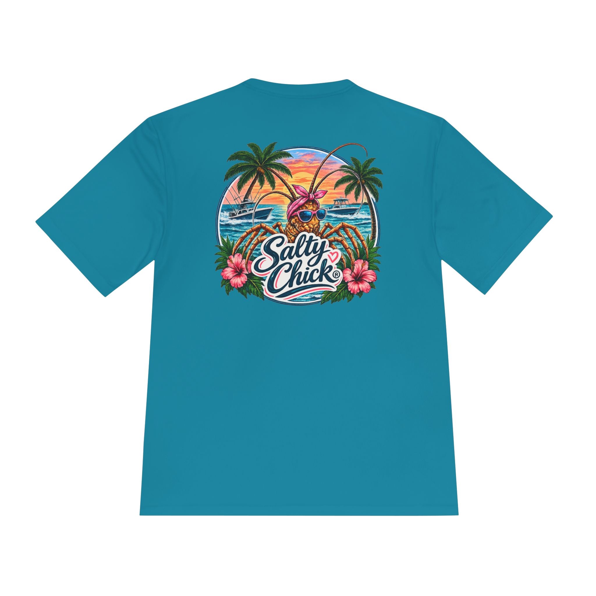 Salty Chick Lobster Haul Moisture Wicking Tee – Fishing
