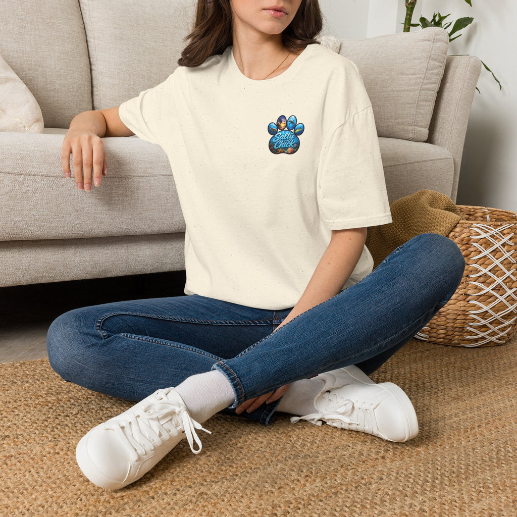 Cotton Tee- Beach days are better with four paws