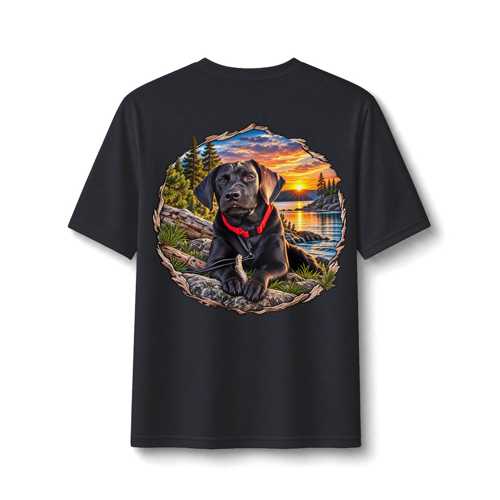Choc Labrador Performance Tee