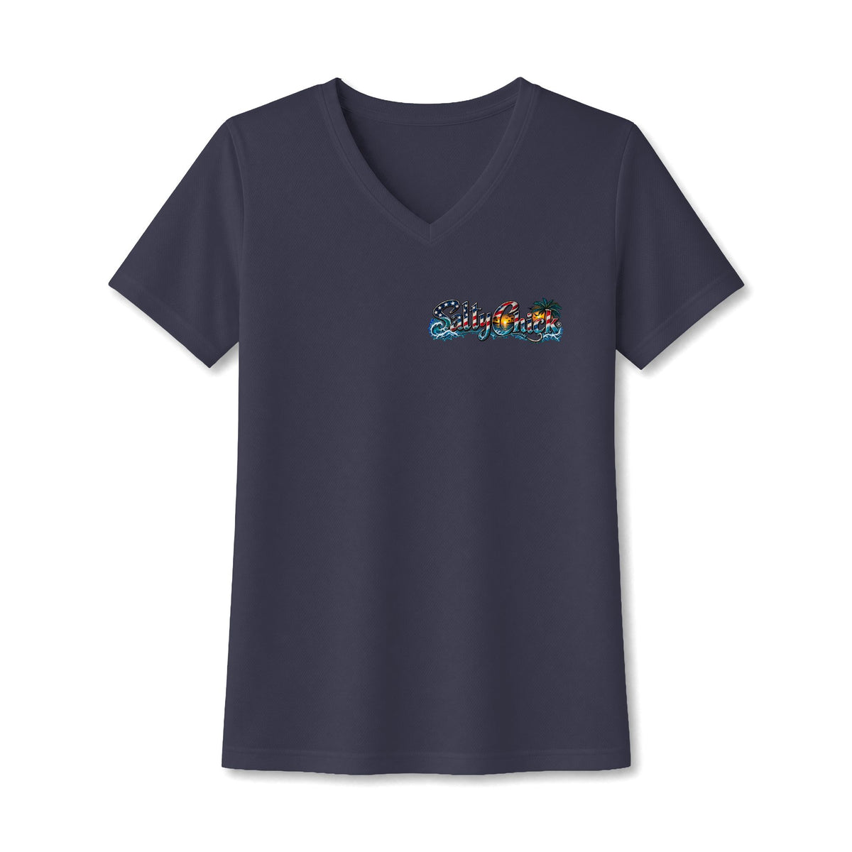 Women's PosiCharge RacerMesh Military Services V-Neck Tee