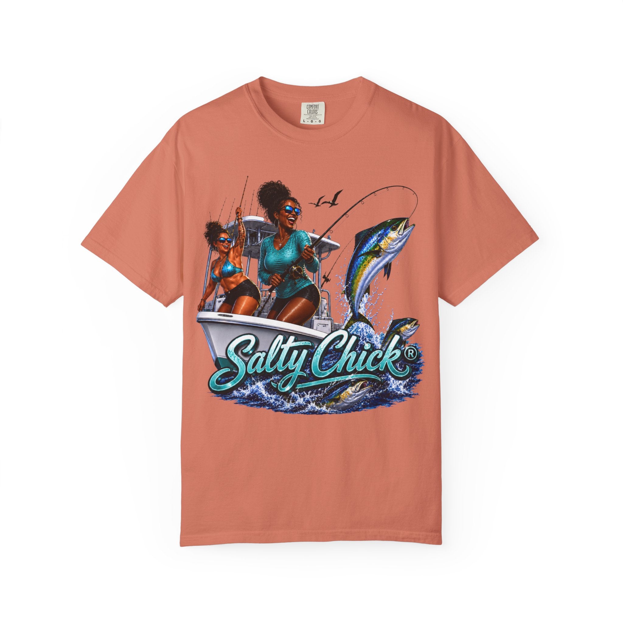 Salty Chick Sunset Ride Cotton Tee – Coastal Life