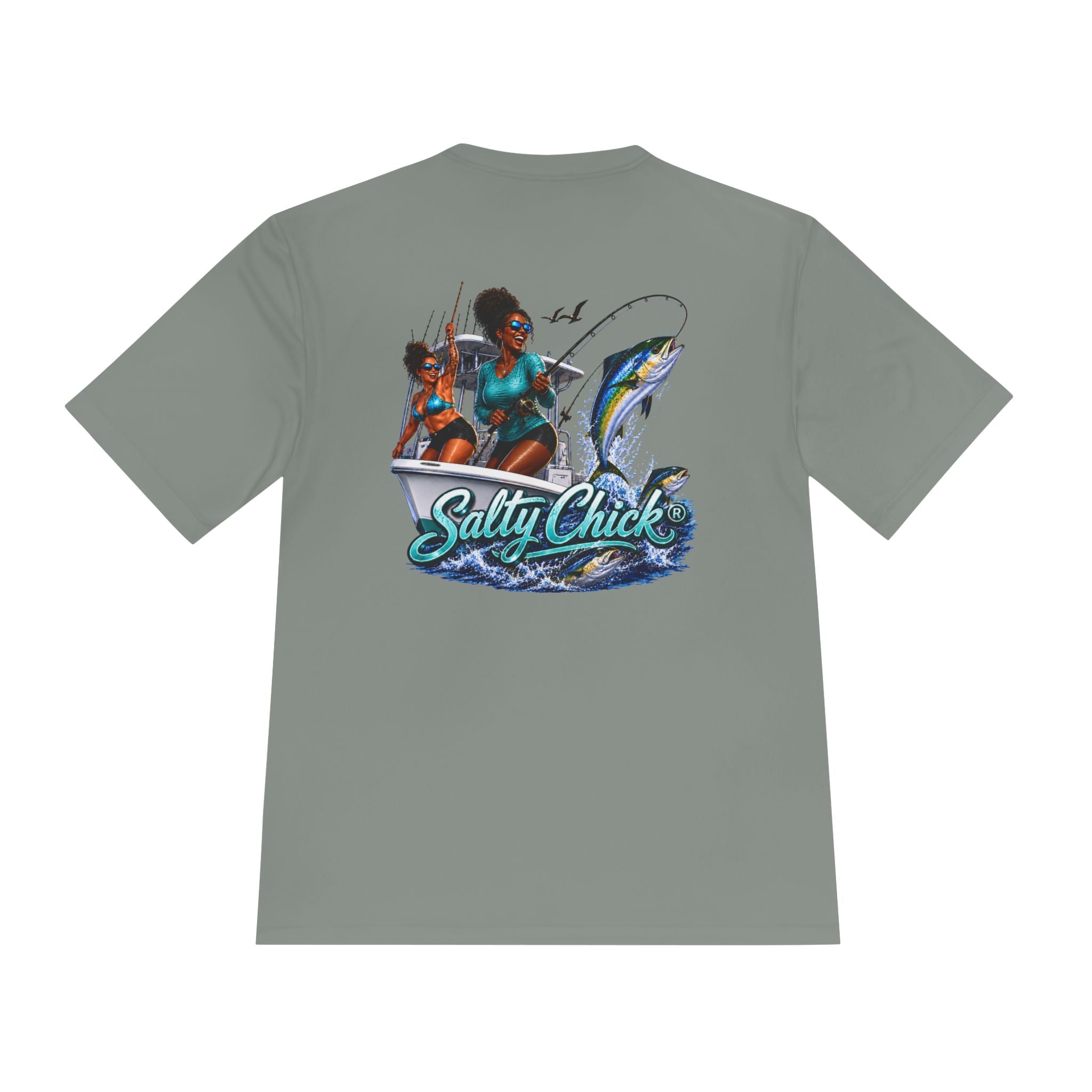 Salty Chick Saltwater Soul Moisture Wicking Tee – Fishing