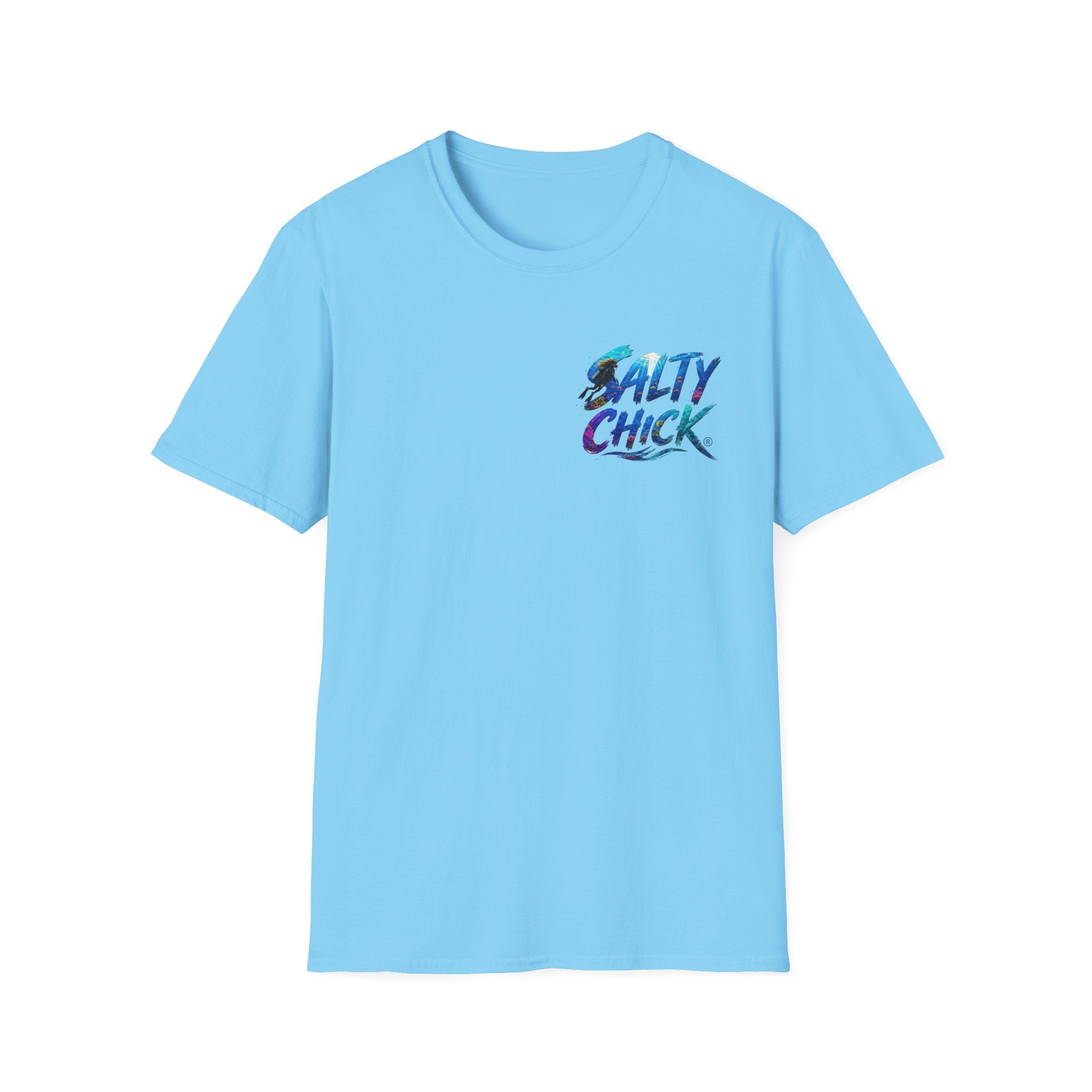 Salty Chick Diver Down Cotton Tee – Coastal Life
