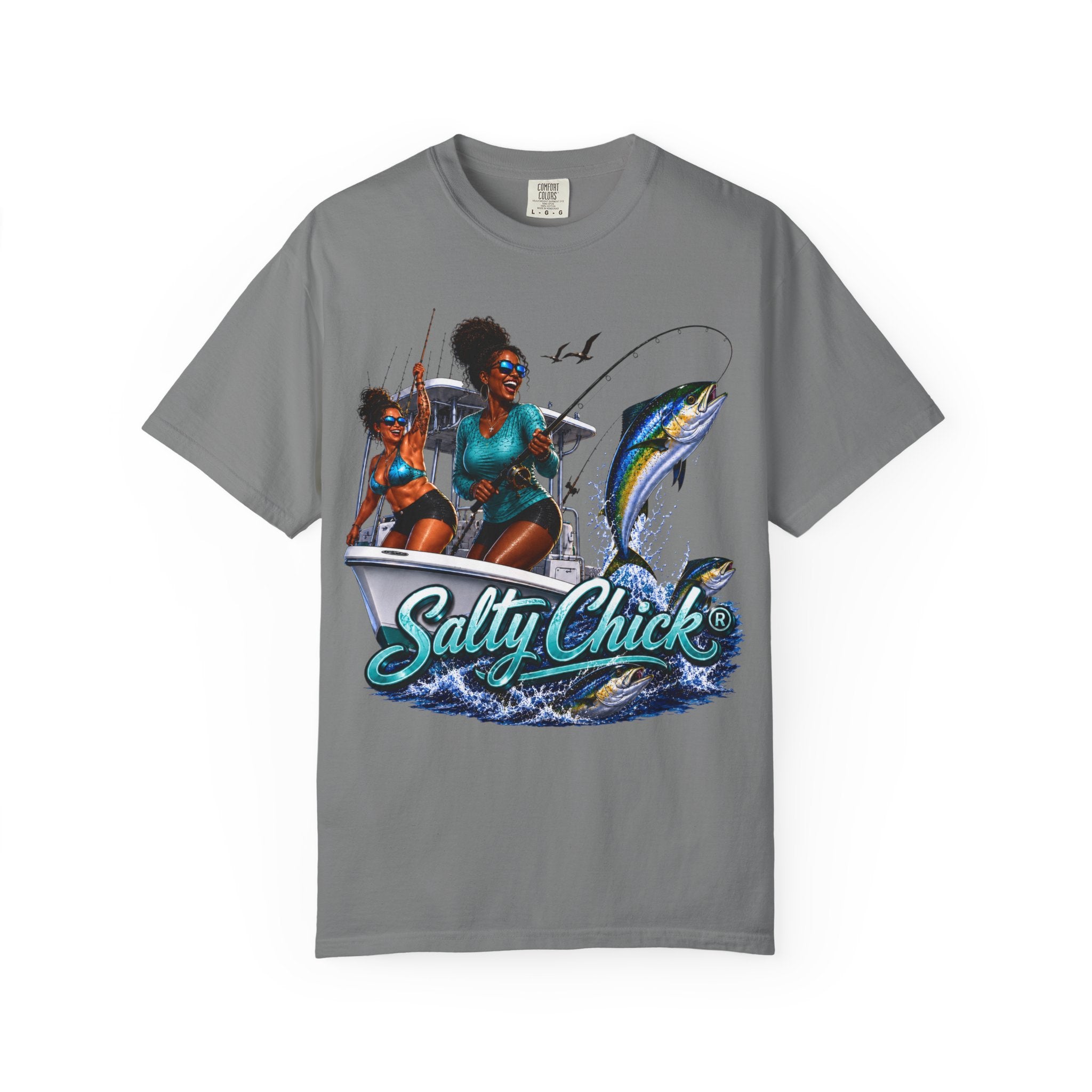Salty Chick Sunset Ride Cotton Tee – Coastal Life