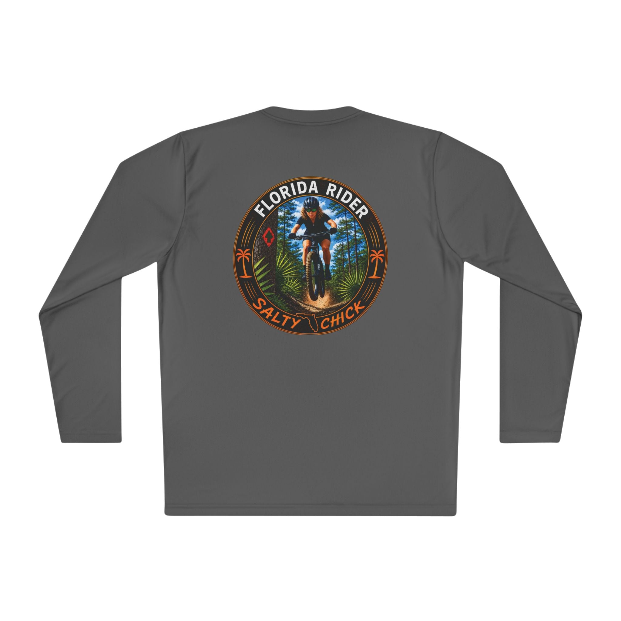 Salty Chick Dirt & Grit Long Sleeve Performance Tee – Mountain Biking & Trails