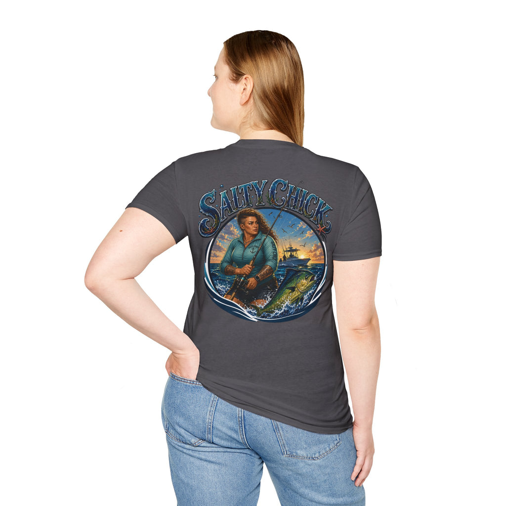 Salty Chick Saltwater Soul Cotton Tee – Fishing