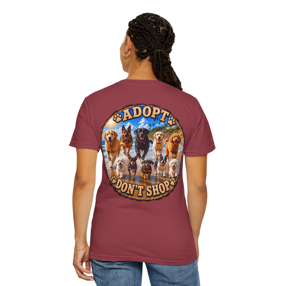 Adopt Don’t Shop Dog Cotton T‑Shirt