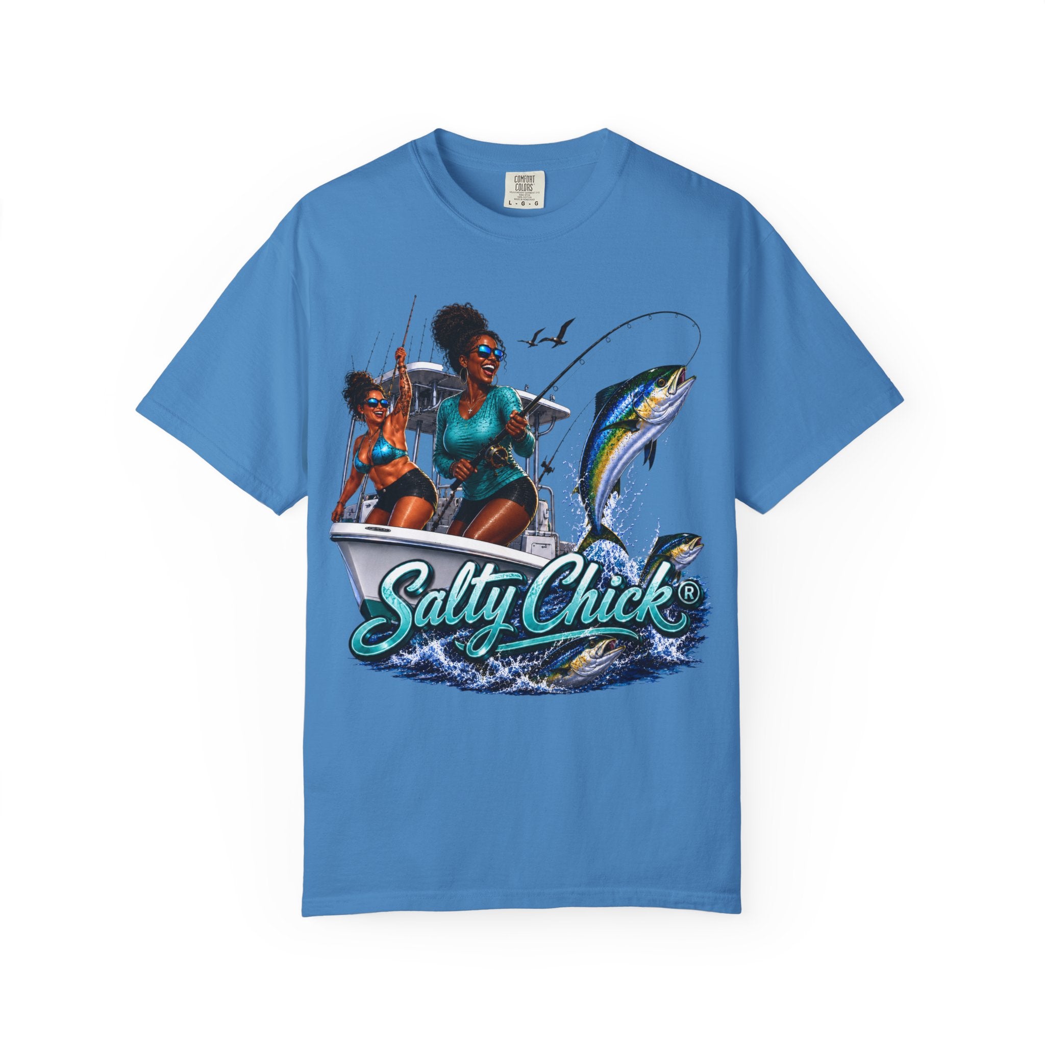 Salty Chick Sunset Ride Cotton Tee – Coastal Life