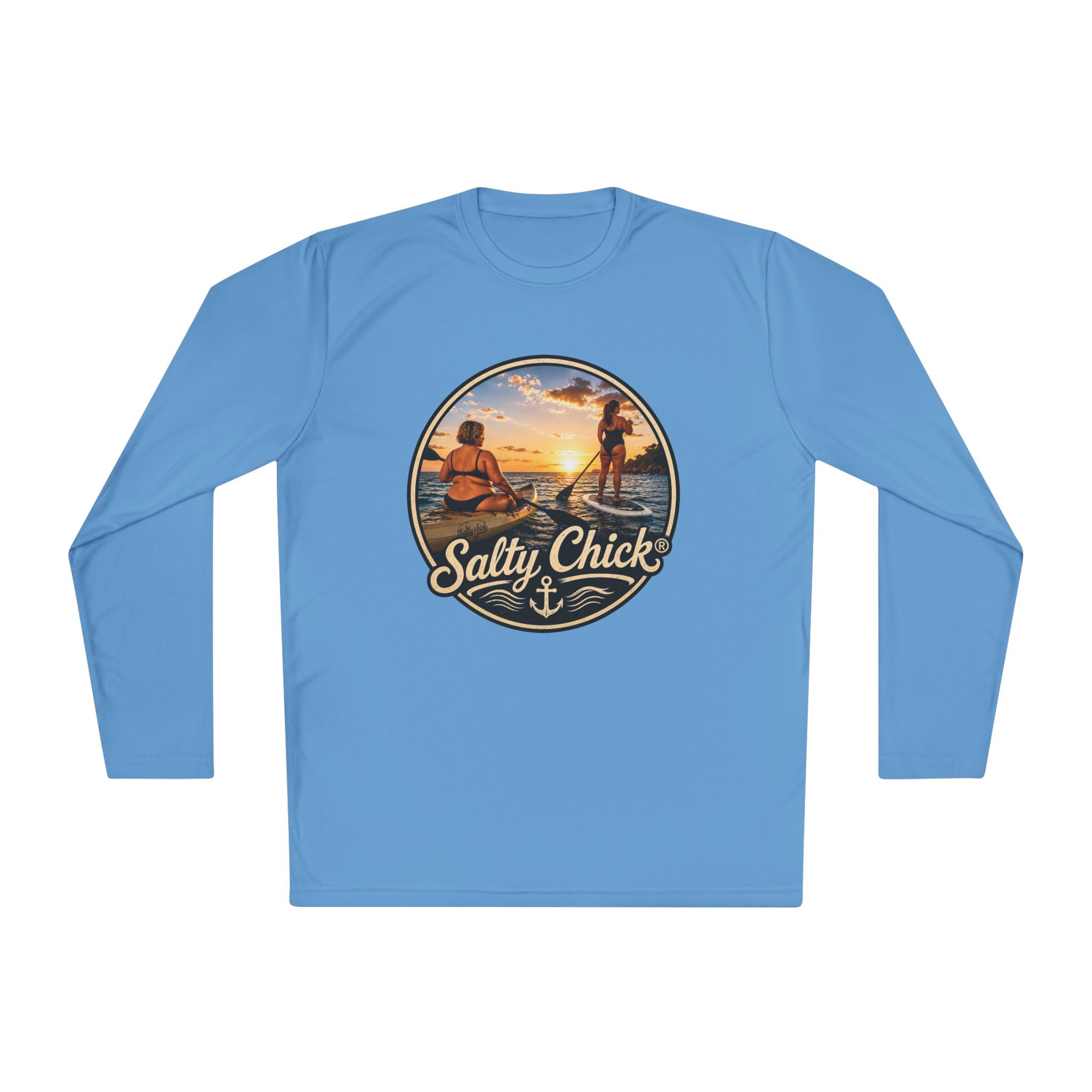 Salty Chick Paddle & Glide Long Sleeve Performance Tee – Kayak & Paddleboard