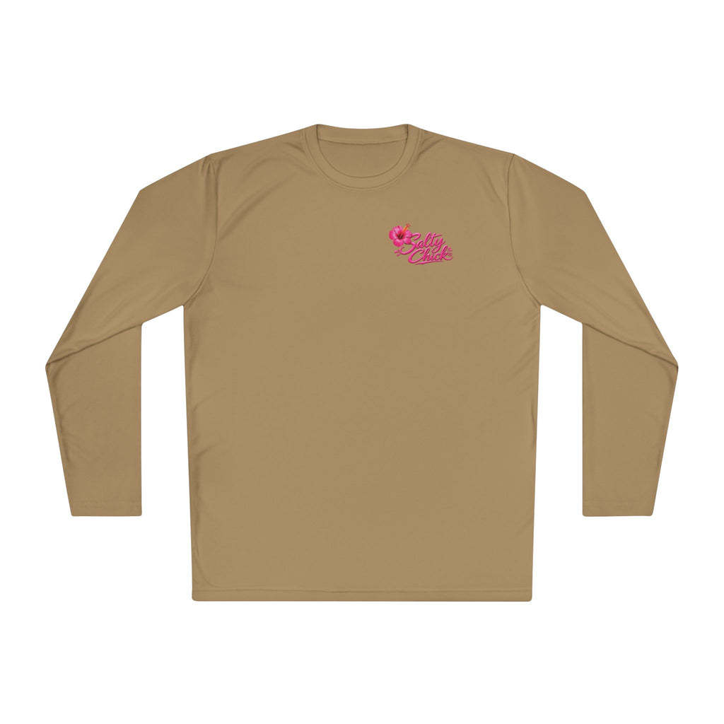 Female with Poodle Moisture Wicking Long Sleeve