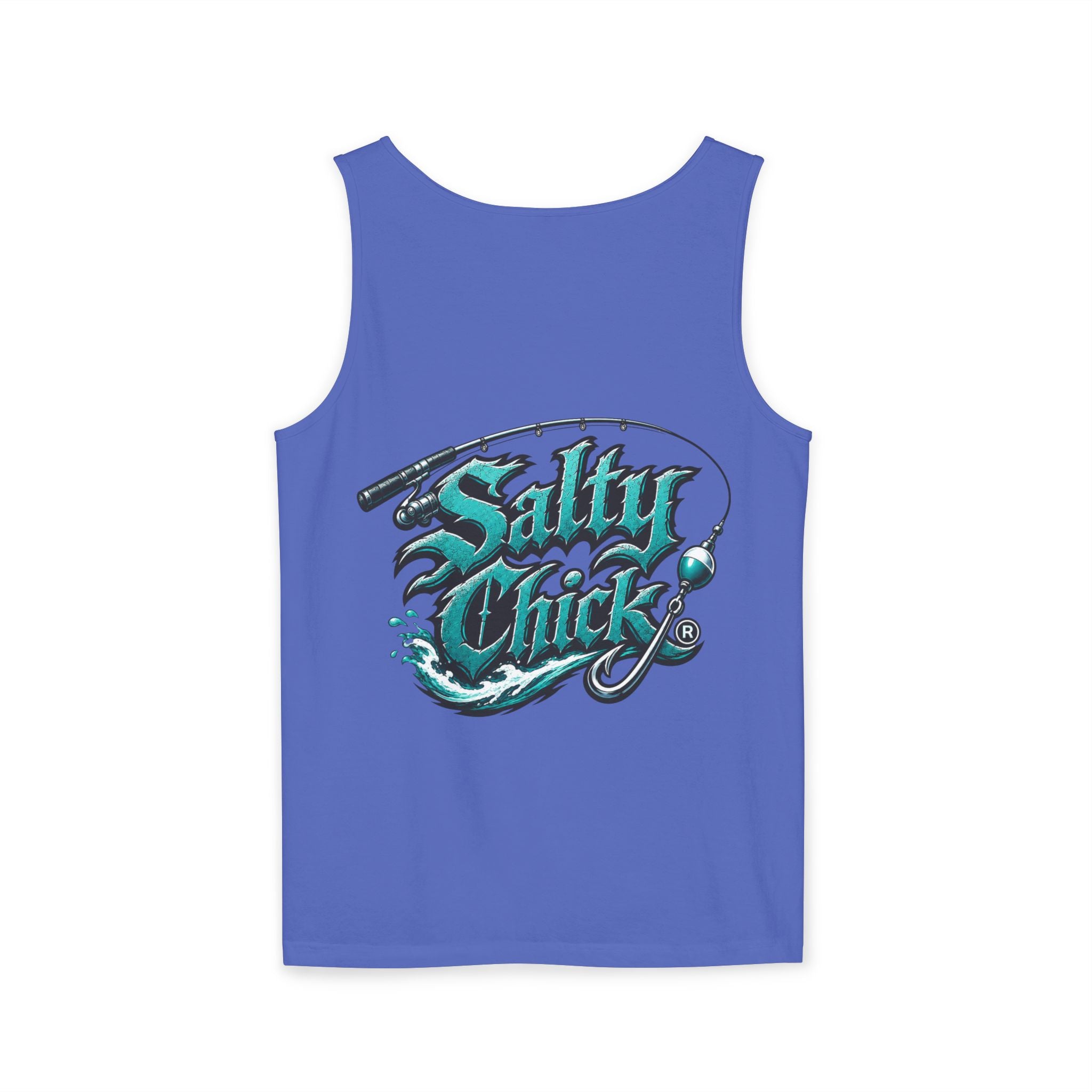 Salty Chick Tide & Hook Garment-Dyed Tank – Fishing