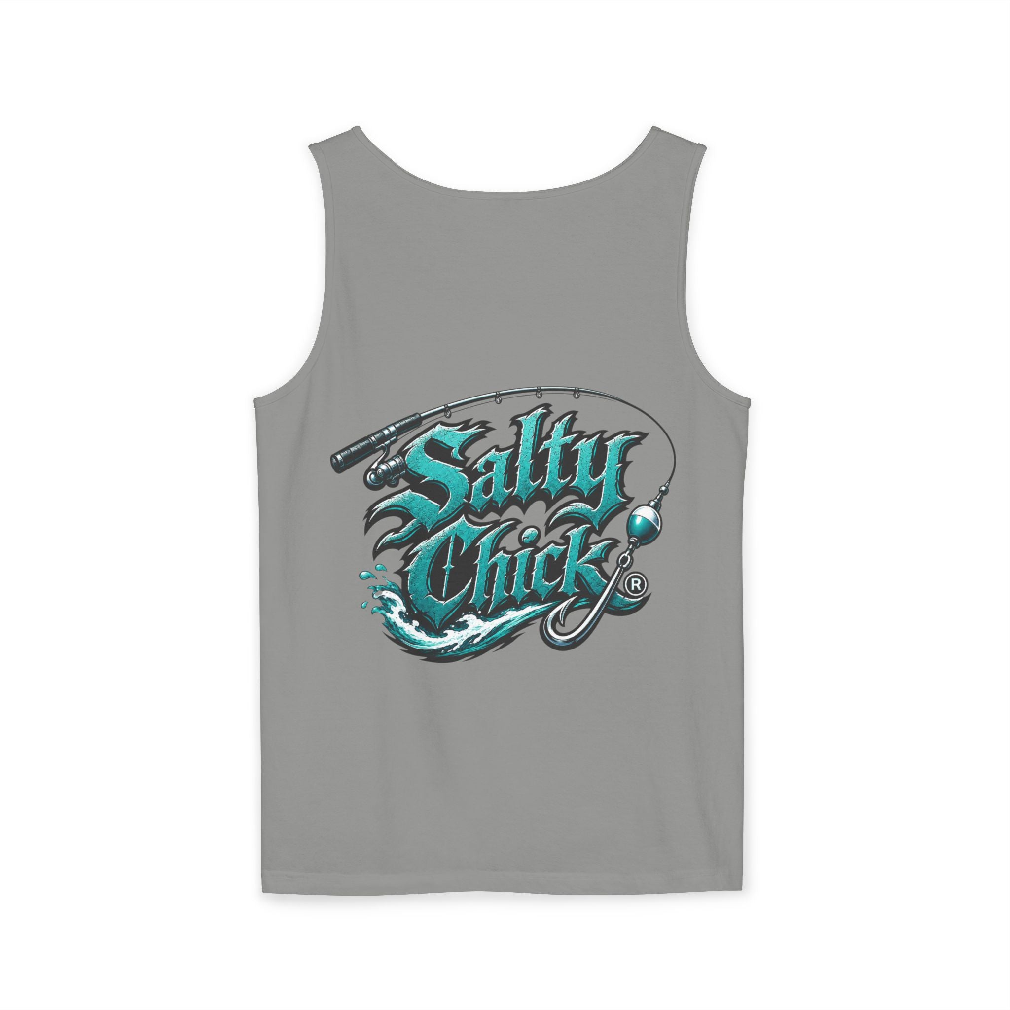 Salty Chick Tide & Hook Garment-Dyed Tank – Fishing