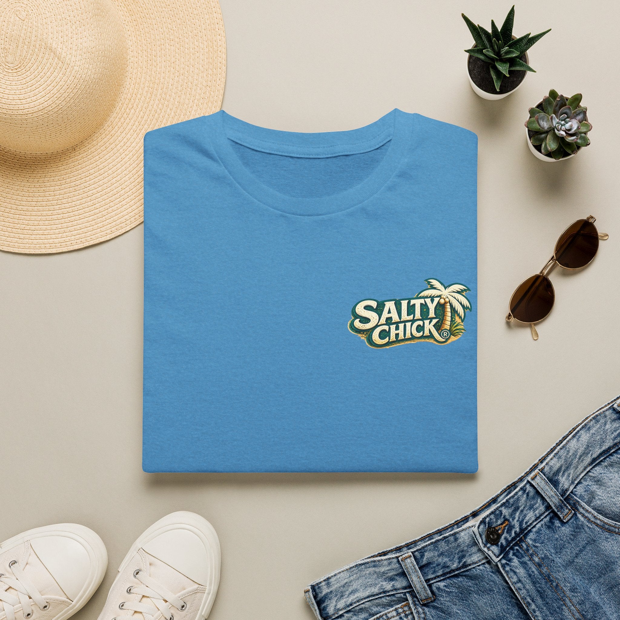 Salty Chick Shore Thing Cotton Tee – Coastal Life