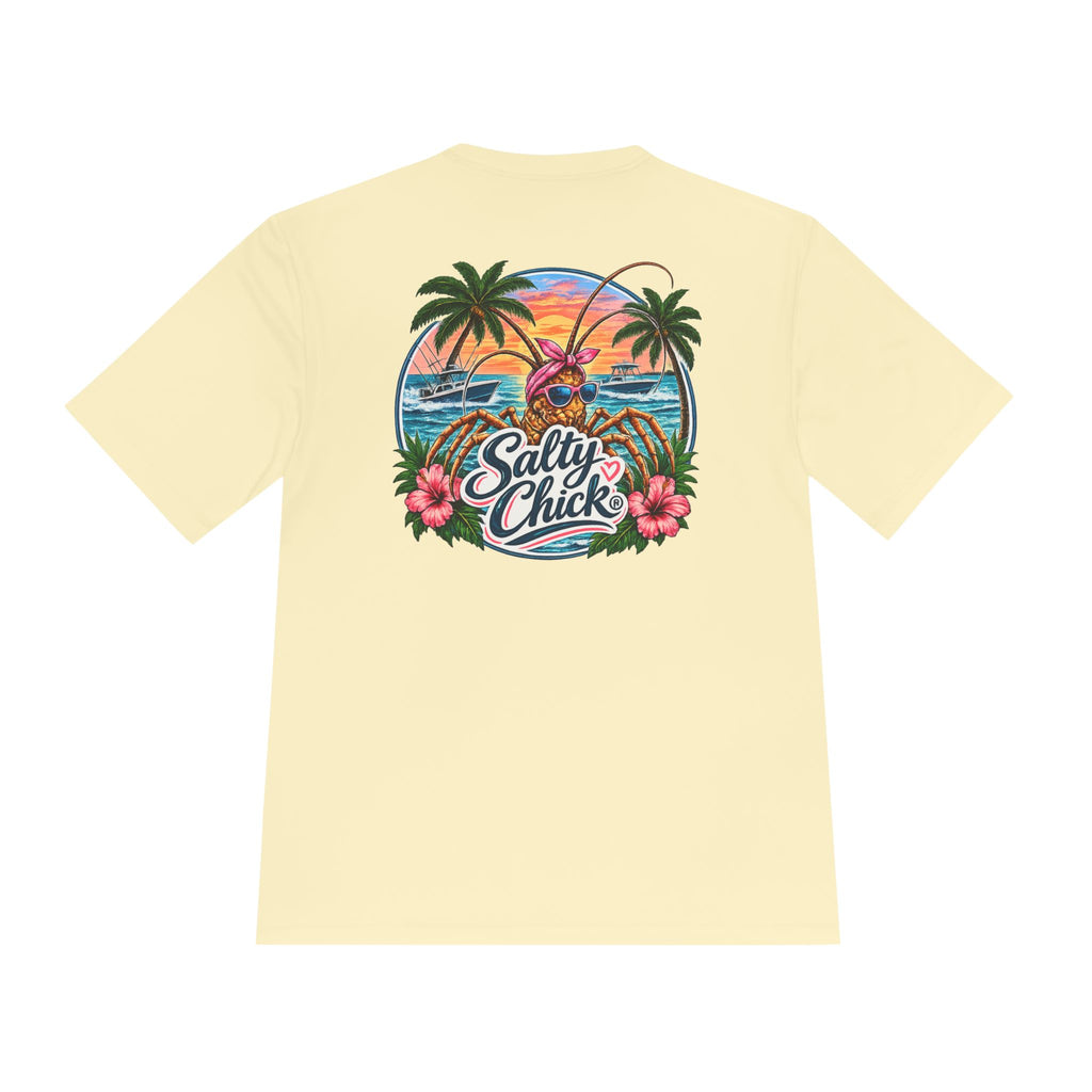 Salty Chick Lobster Haul Moisture Wicking Tee – Fishing