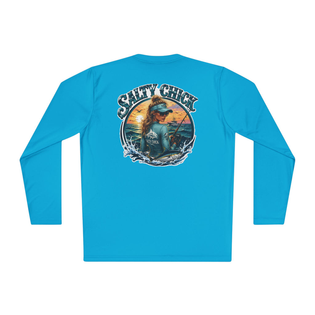Salty Chick Blonde Long Sleeve Performance Tee – Fishing