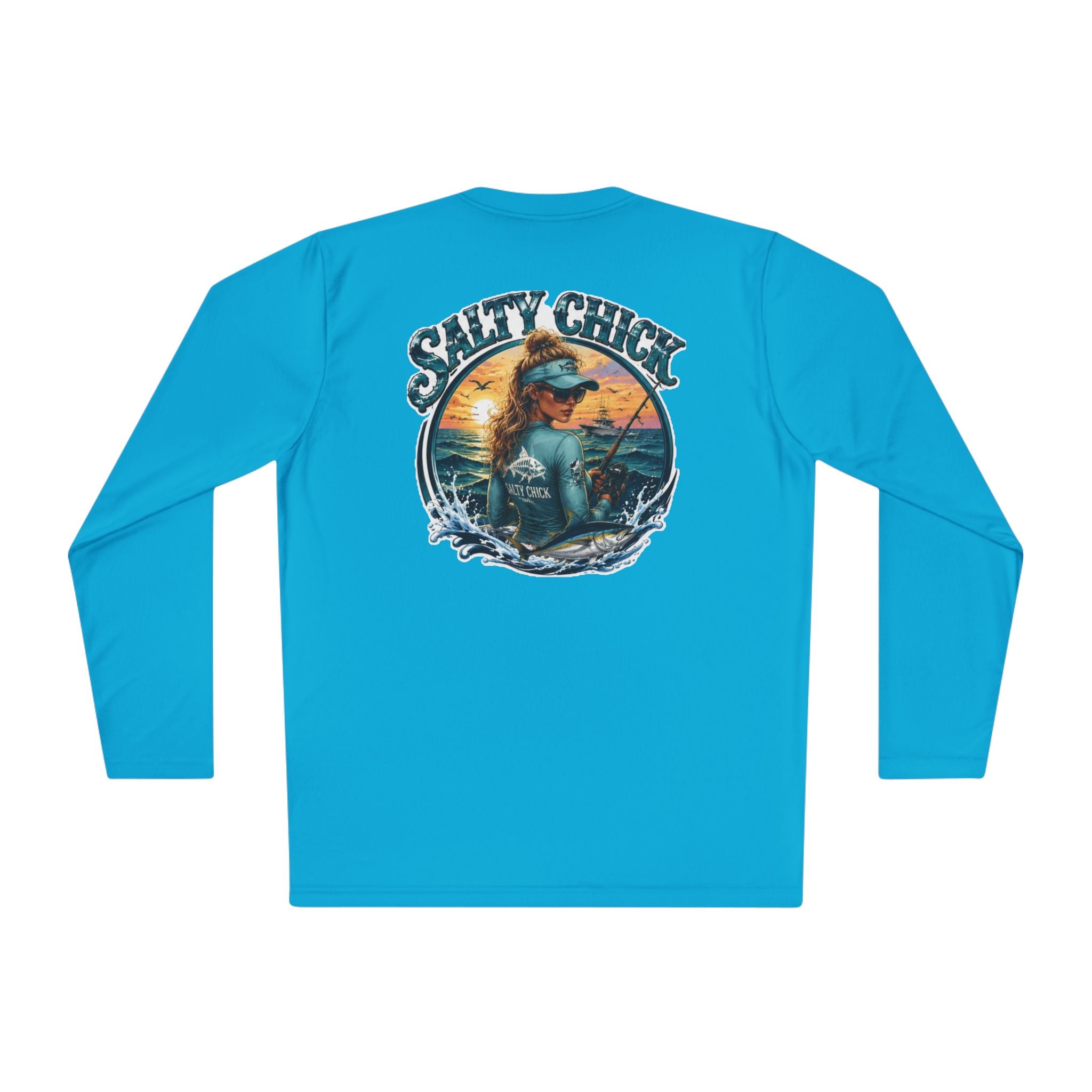 Salty Chick Blonde Long Sleeve Performance Tee – Fishing