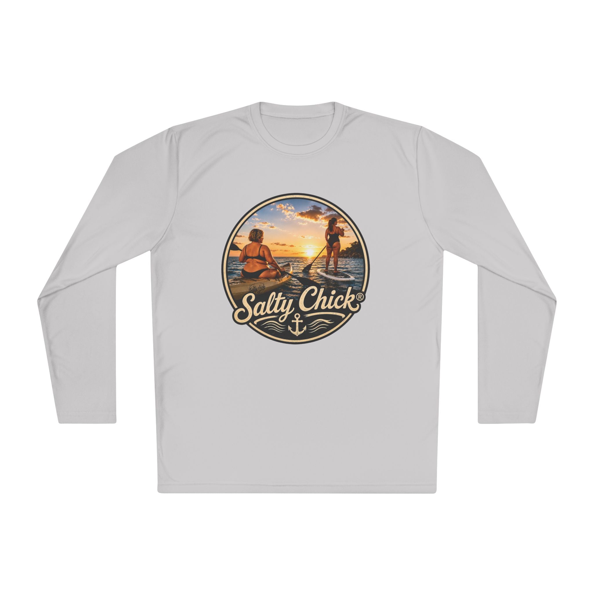 Salty Chick Paddle & Glide Long Sleeve Performance Tee – Kayak & Paddleboard