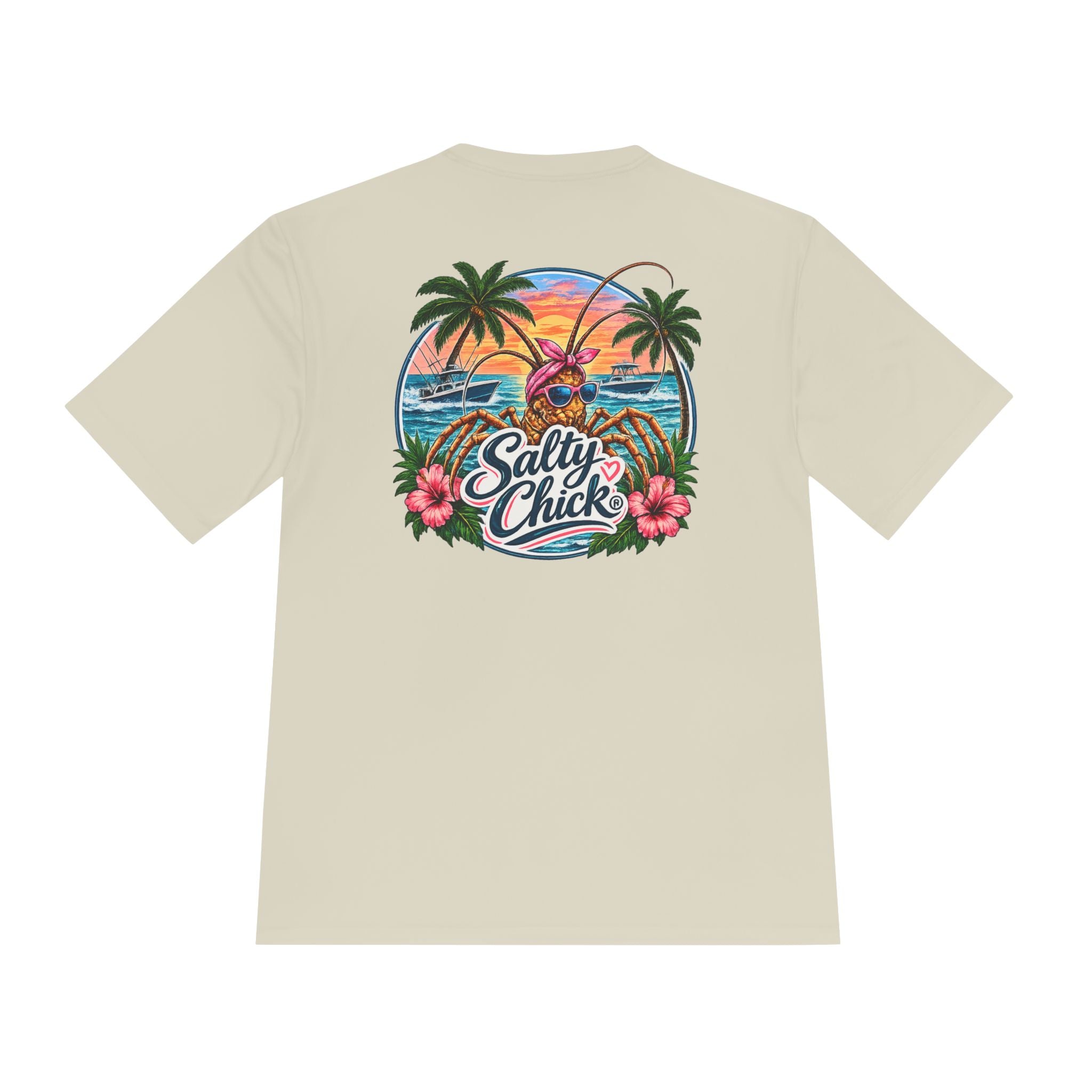 Salty Chick Lobster Haul Moisture Wicking Tee – Fishing