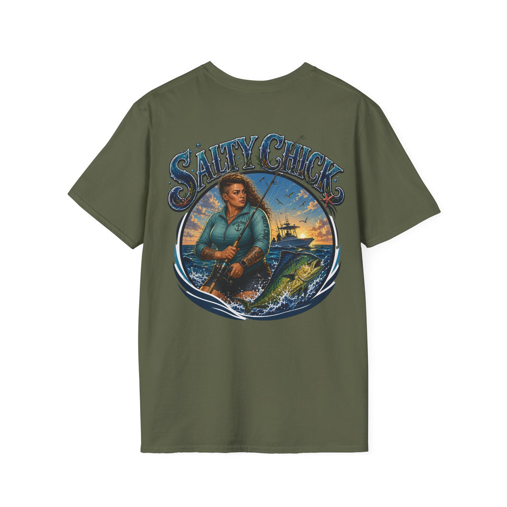 Salty Chick Saltwater Soul Cotton Tee – Fishing